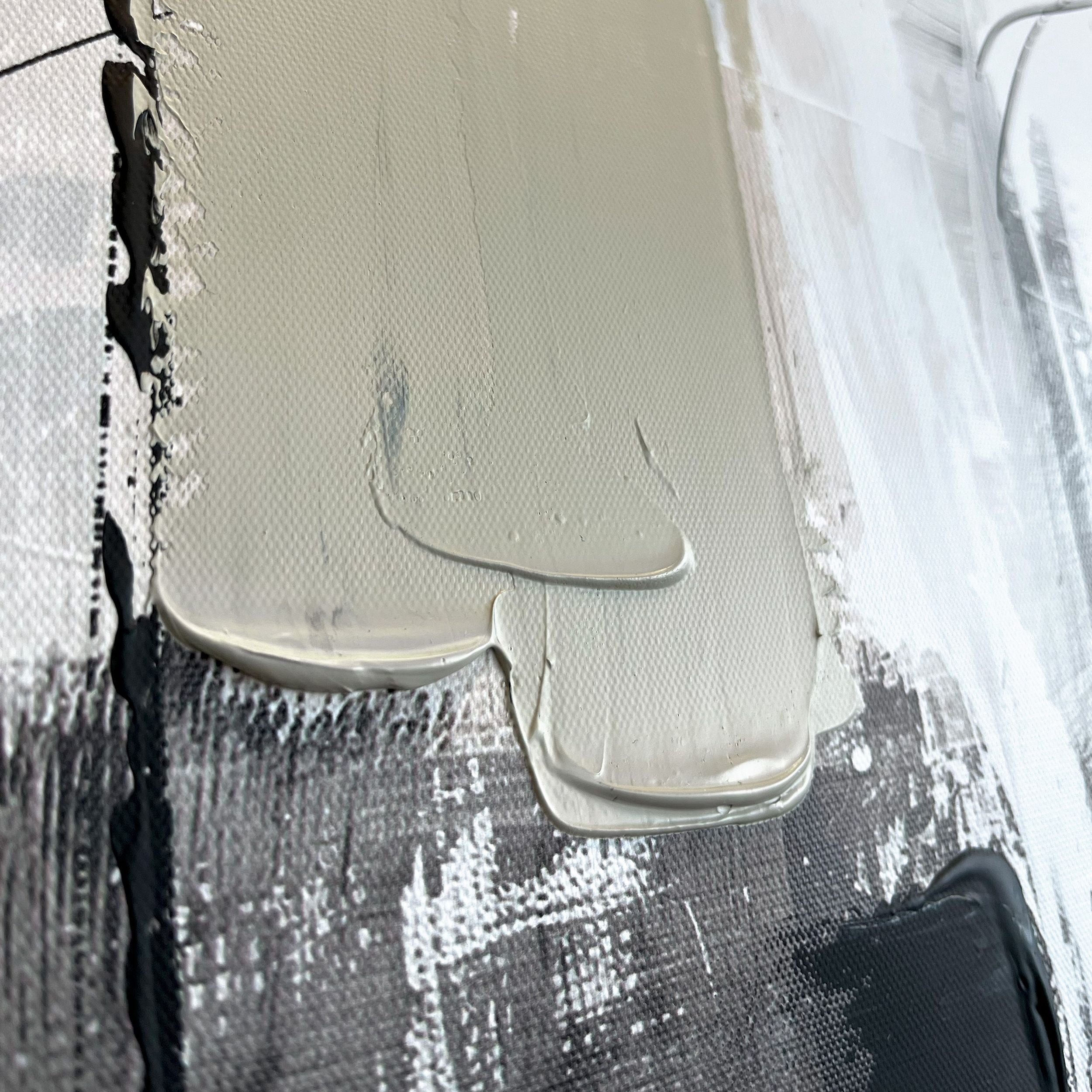 Zestaw 2 obrazów Soot 70x50 cm z ręcznie malowanymi elementami