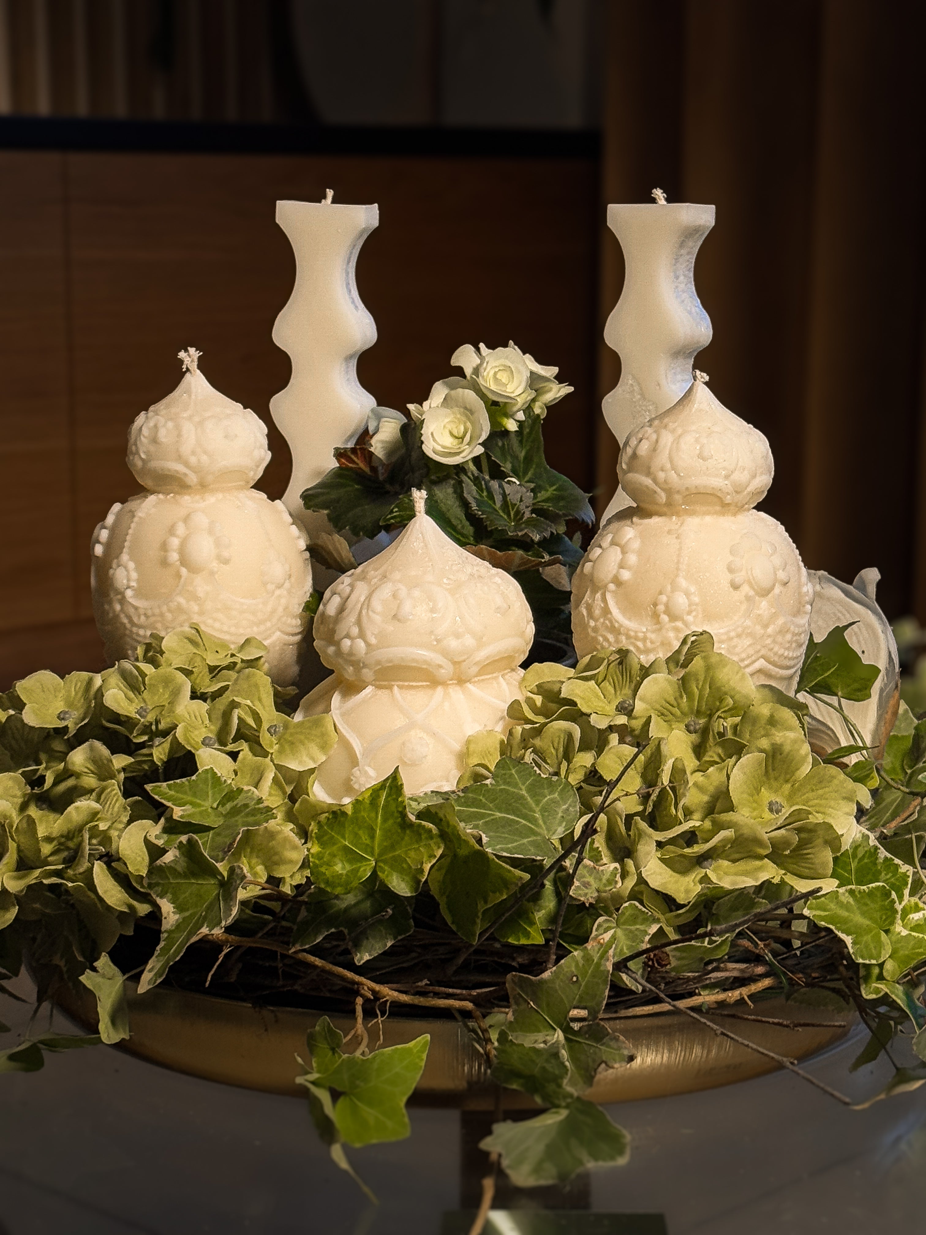 Świeca z wosku palmowego Baroque 480 g