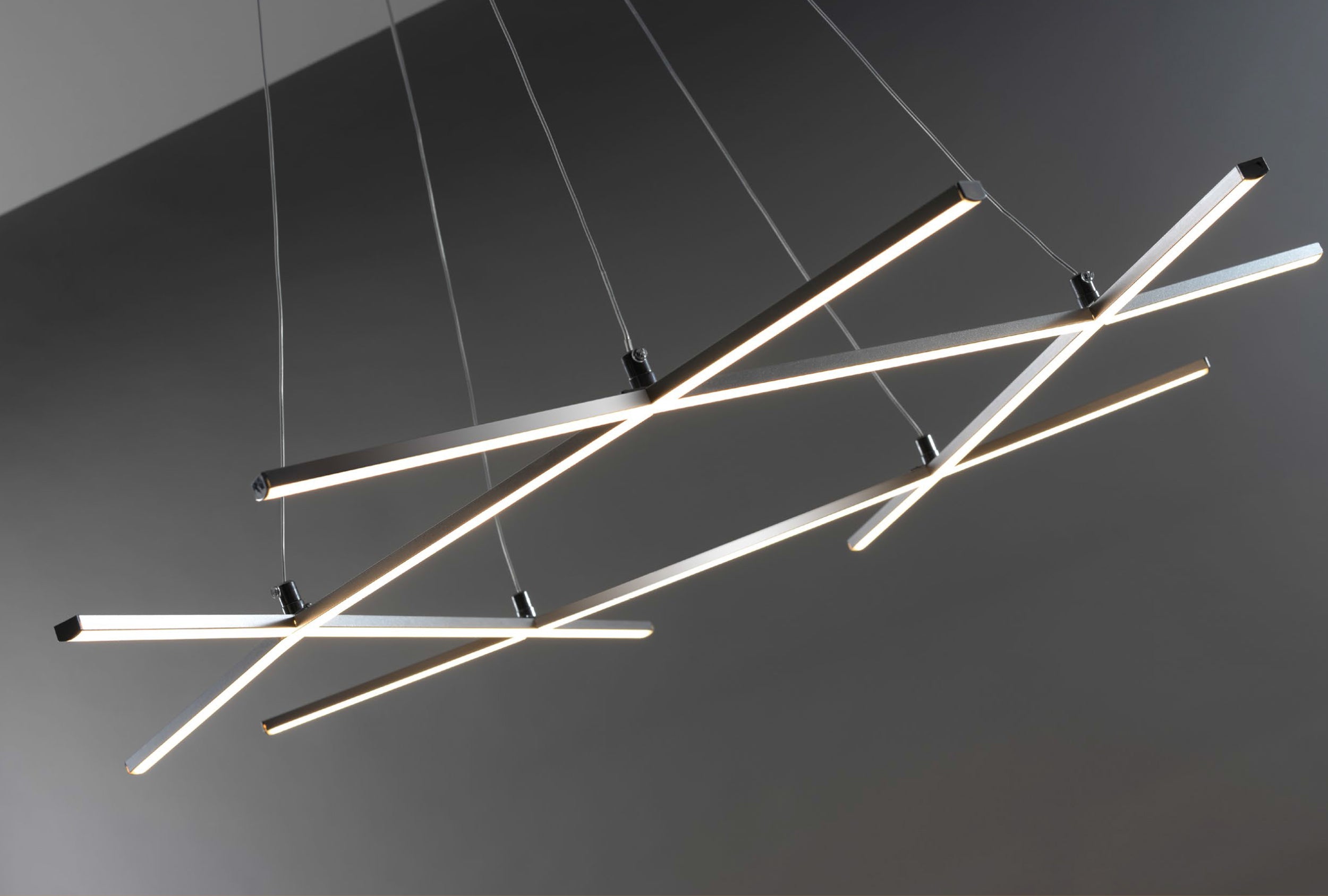 Lampa Wisząca LED Andros srebrna