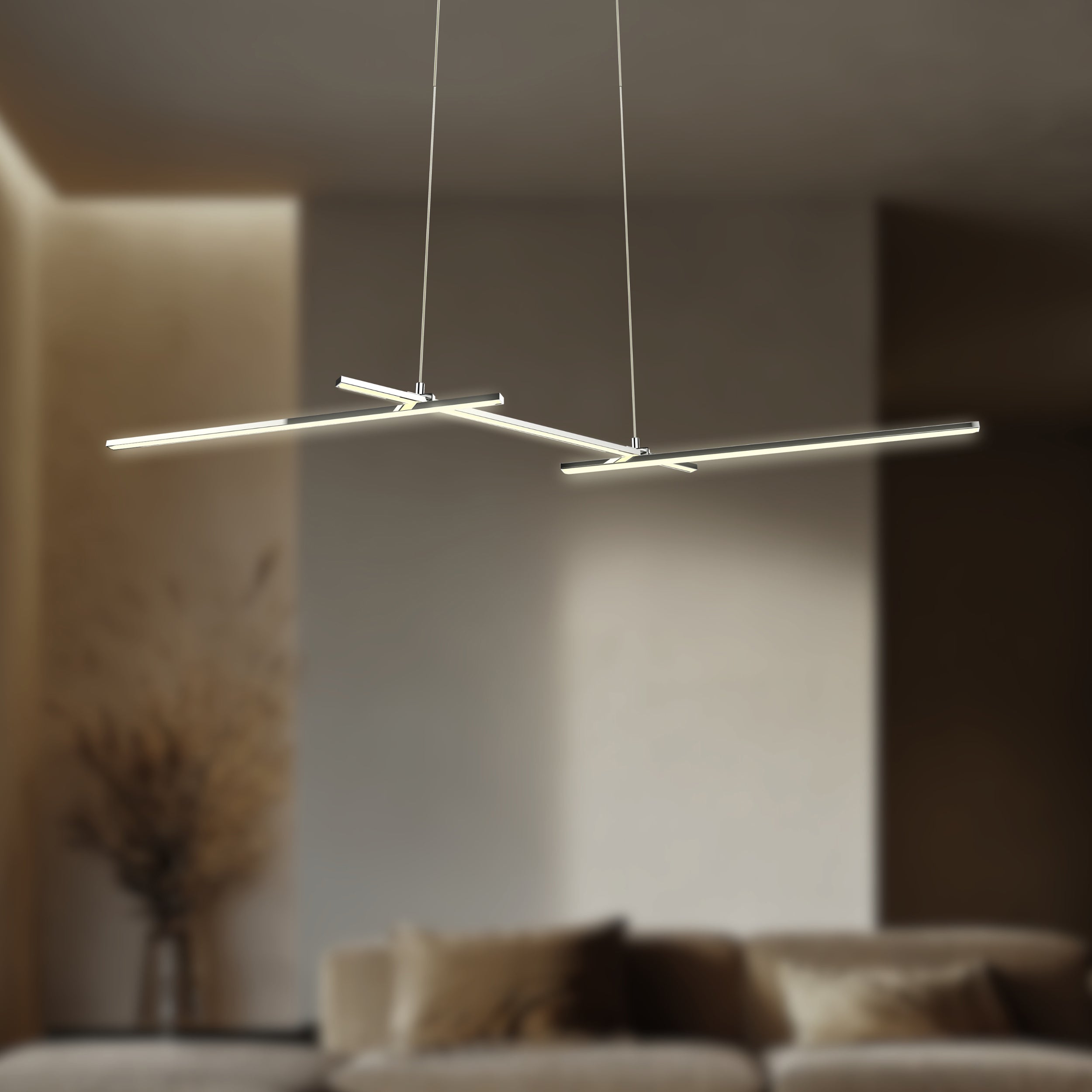 Lampa Wisząca LED Thasos chrom