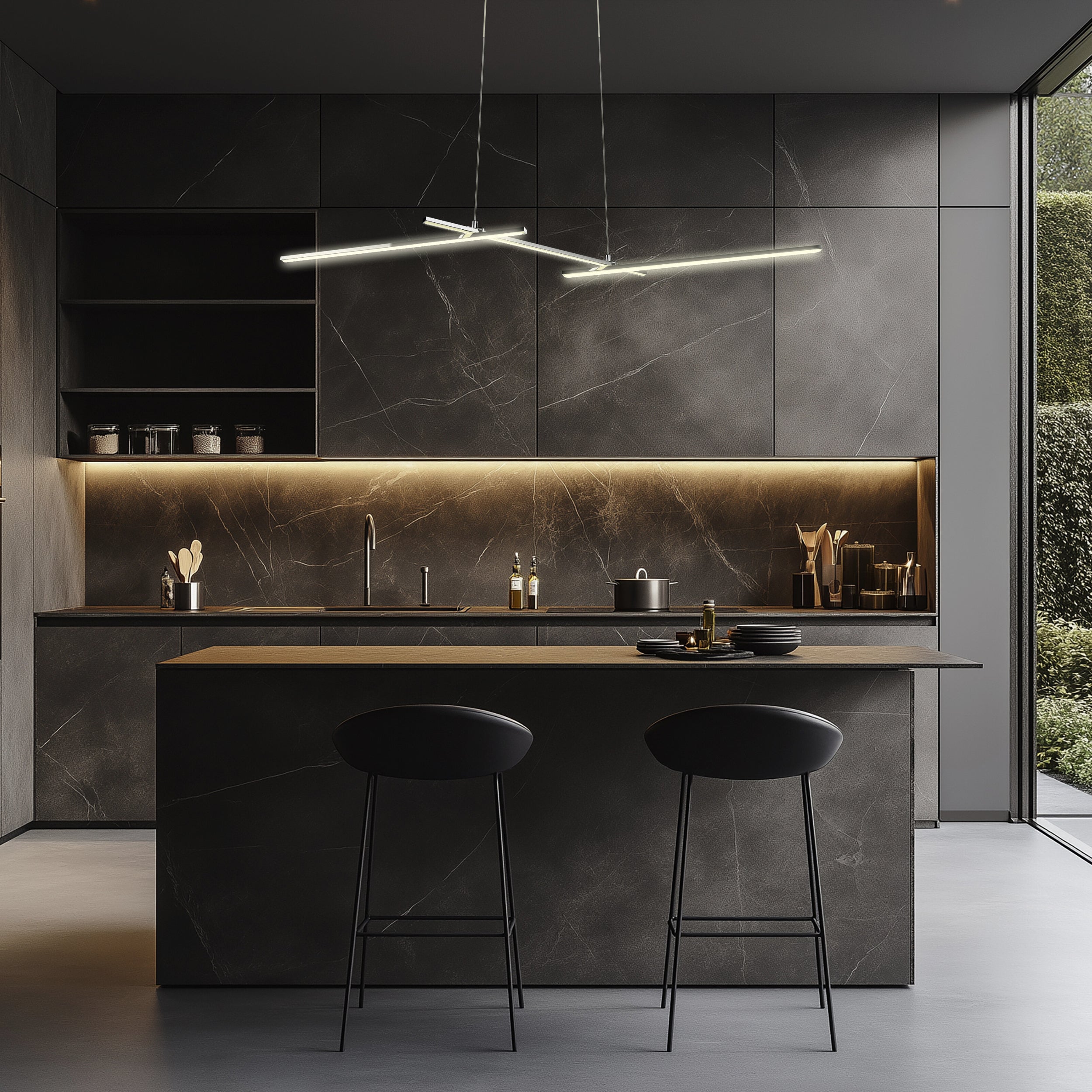 Lampa Wisząca LED Thasos chrom