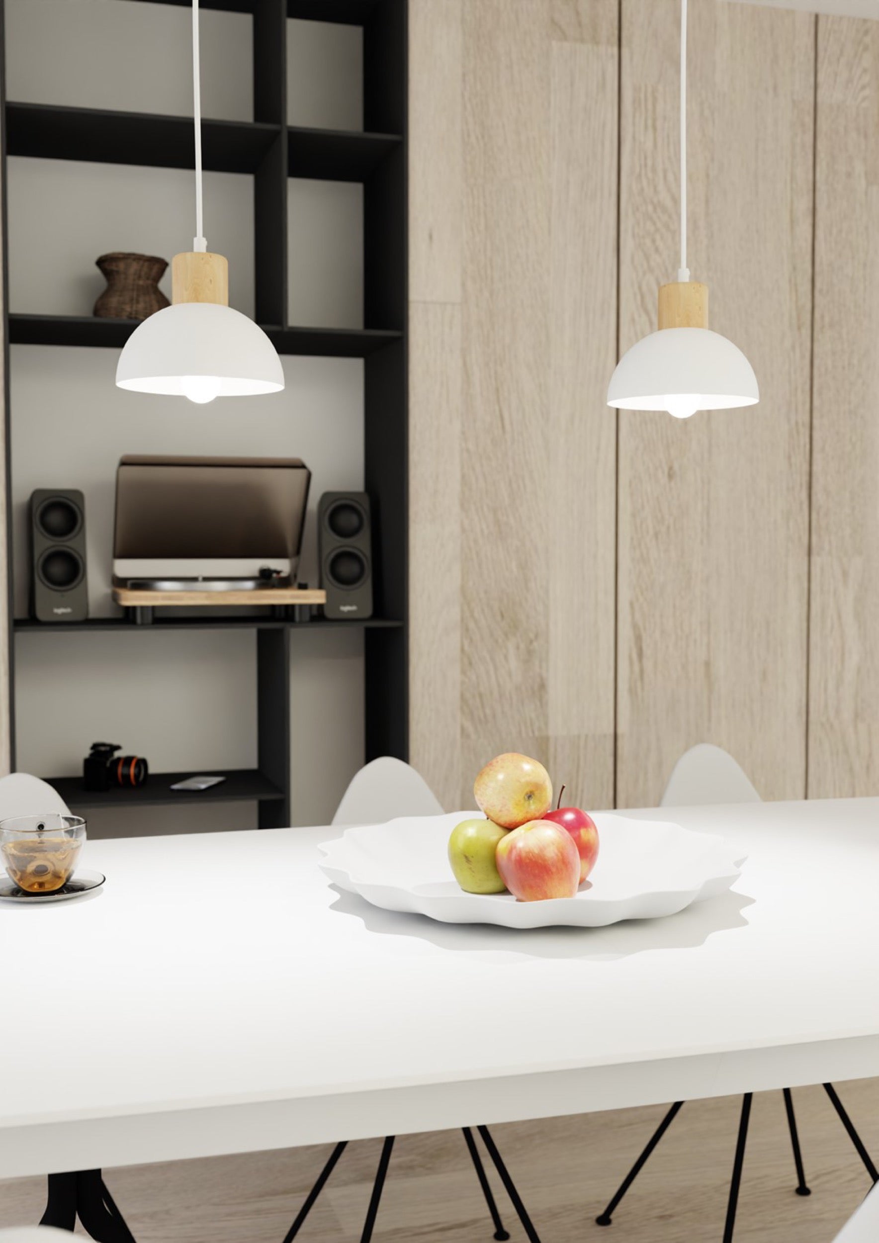 Lampa sufitowa Seco biała