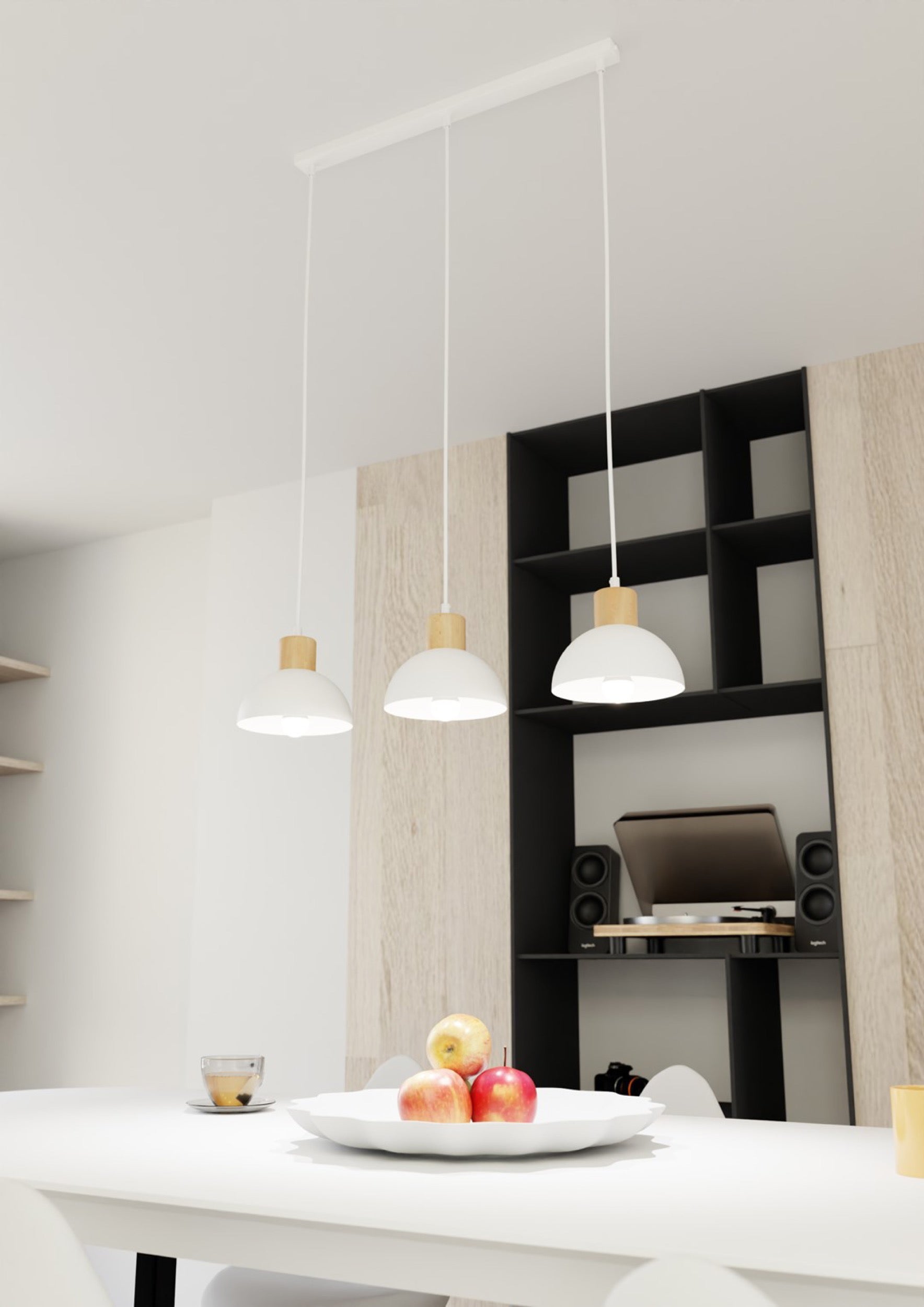 Lampa sufitowa Seco I x3 biała
