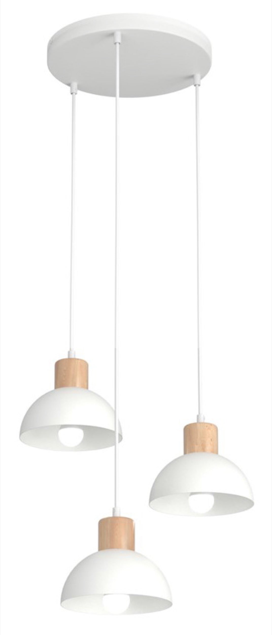 Lampa sufitowa Seco II x3 biała