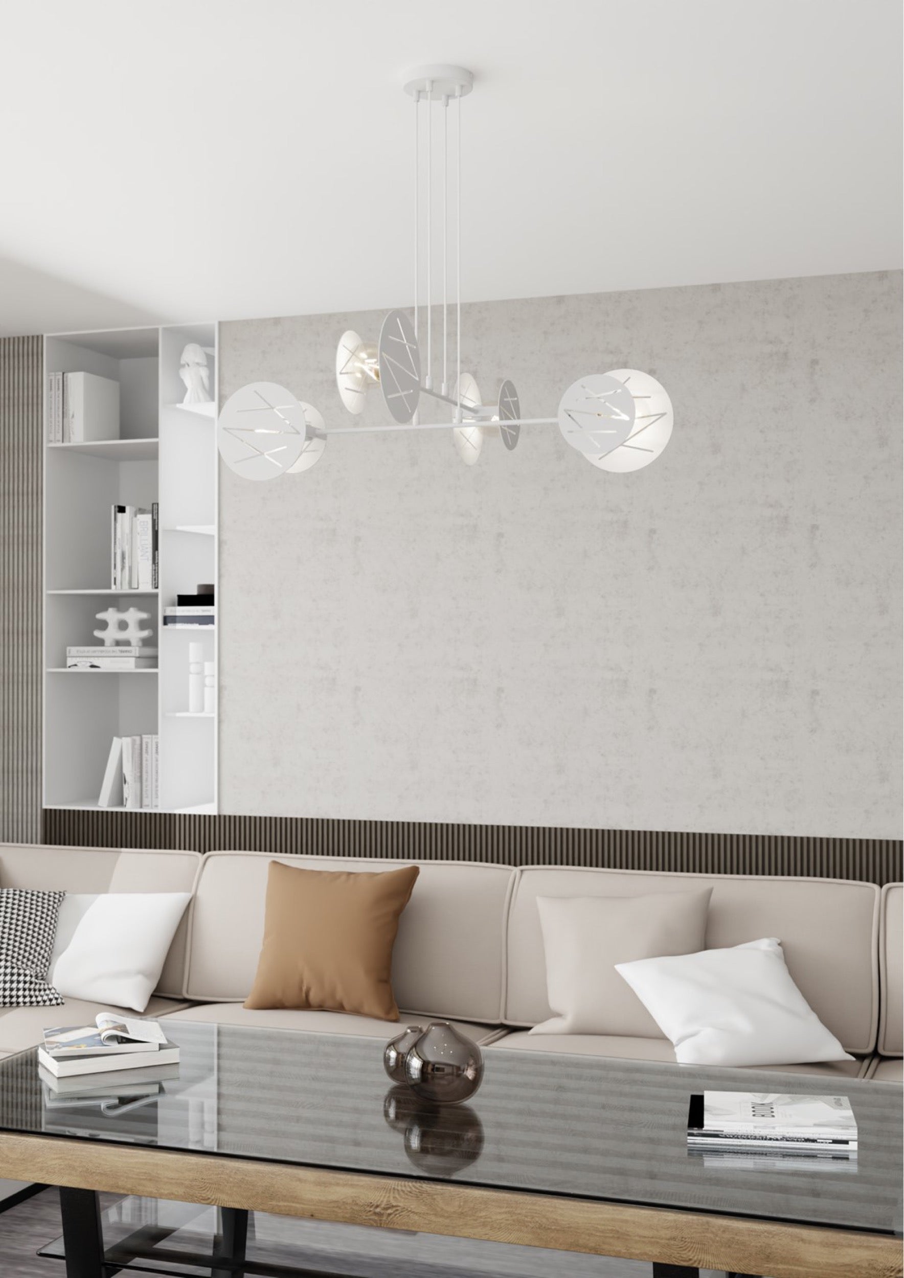 Lampa sufitowa Xotic x4 biała