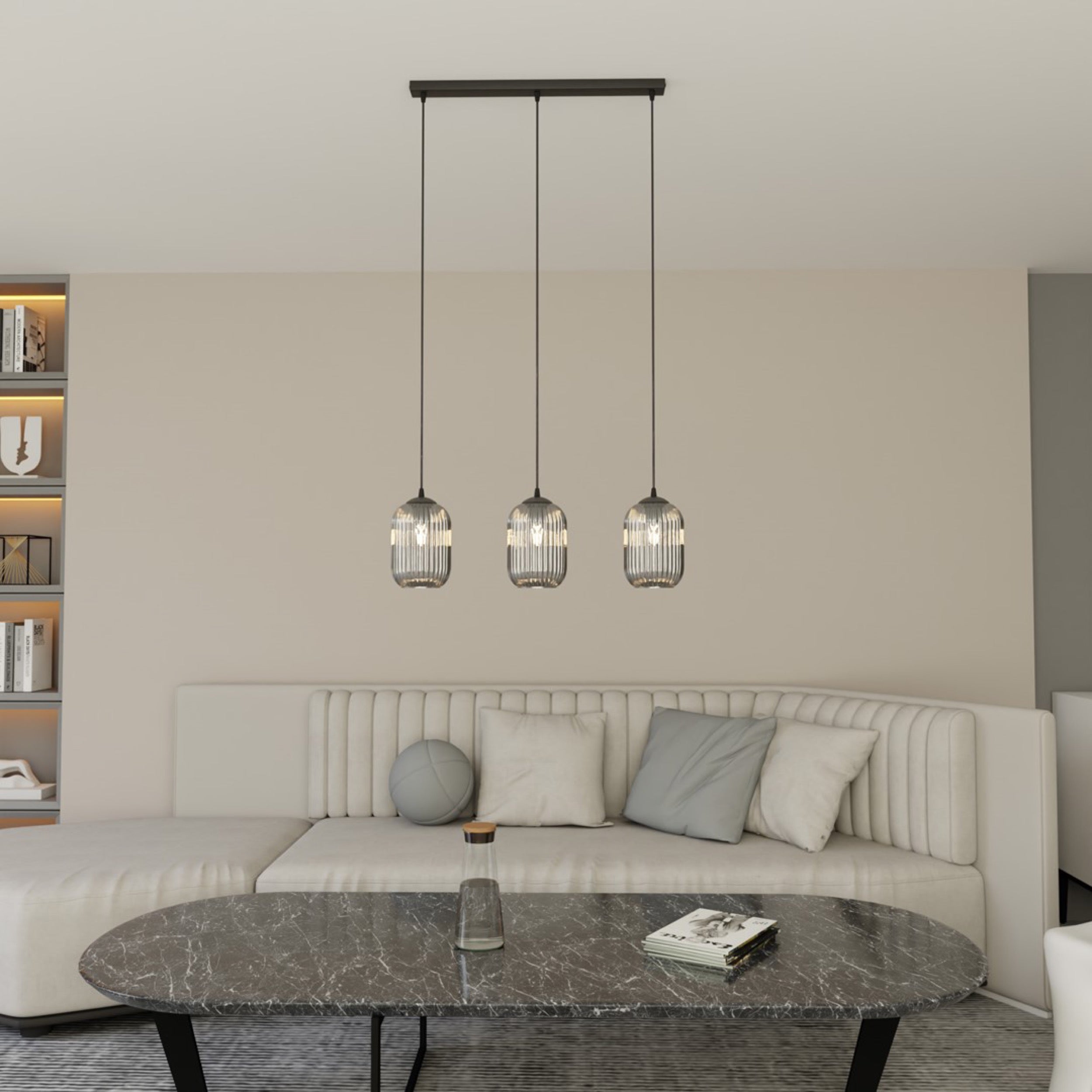 Lampa sufitowa Verdi I x3 czarna