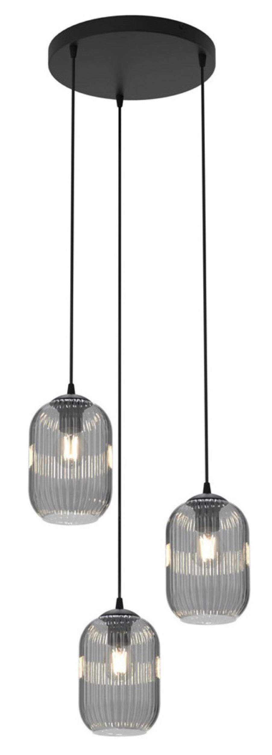 Lampa sufitowa Verdi II x3 czarna