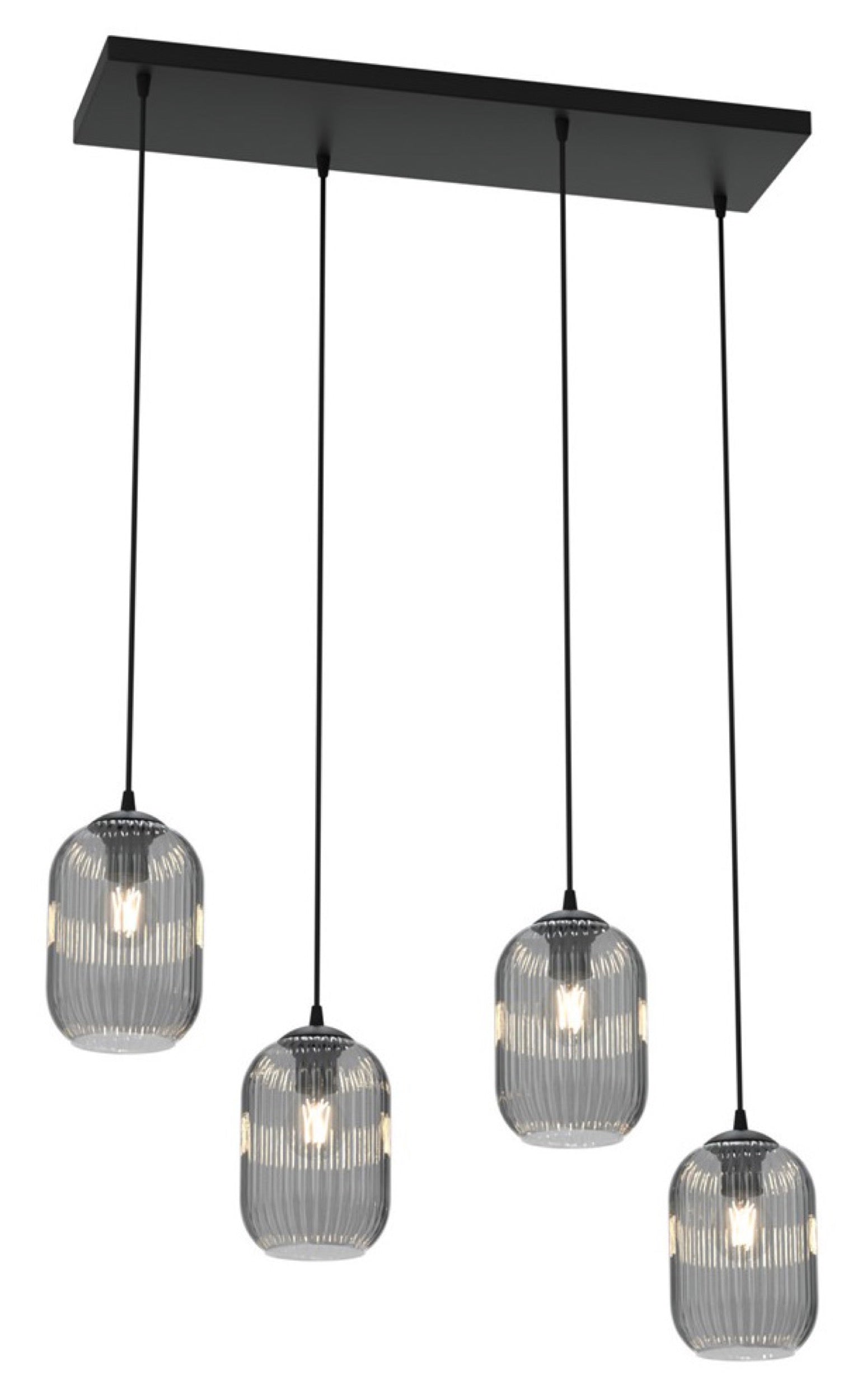 Lampa sufitowa Verdi I x4 czarna
