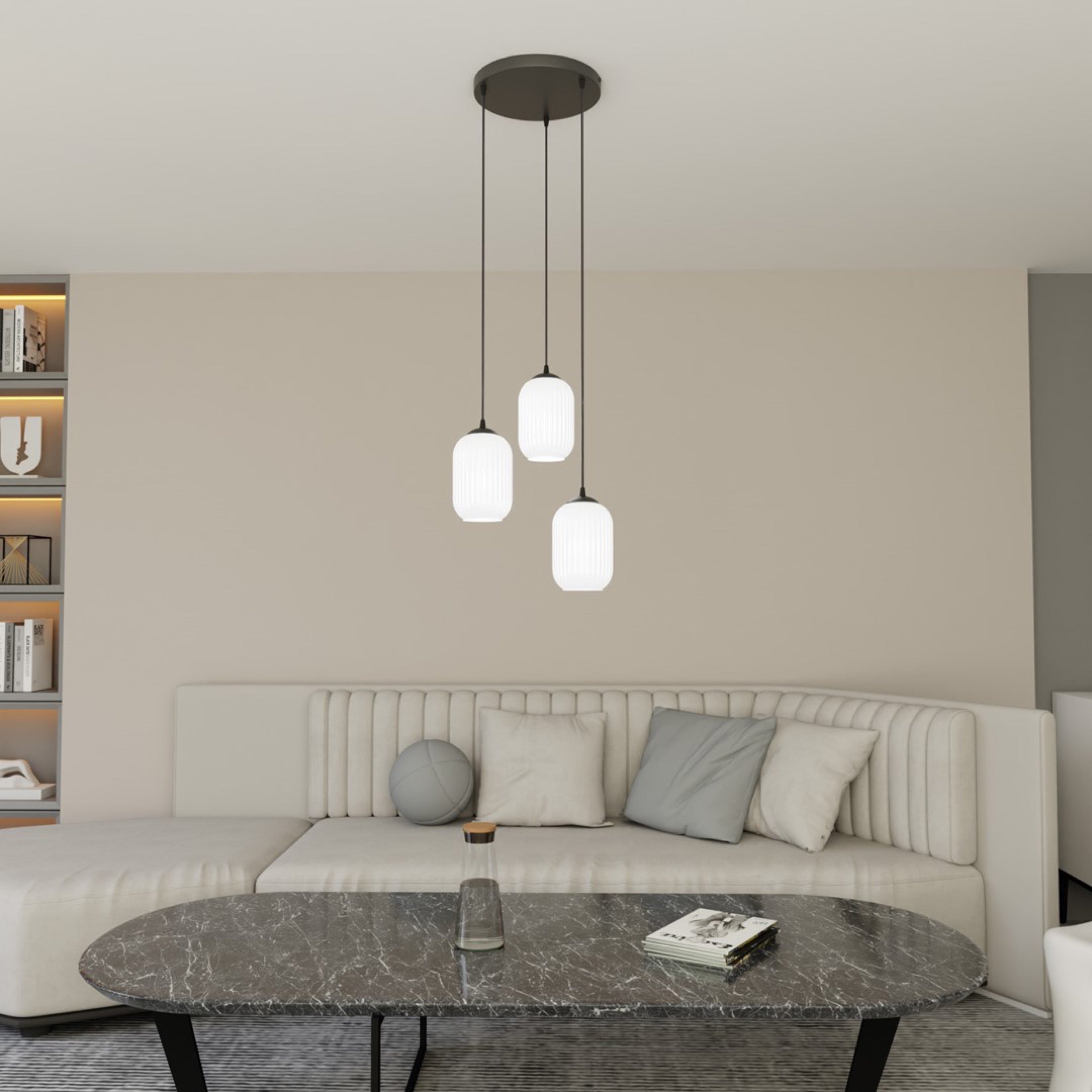 Lampa sufitowa Verdi IV x3 czarna