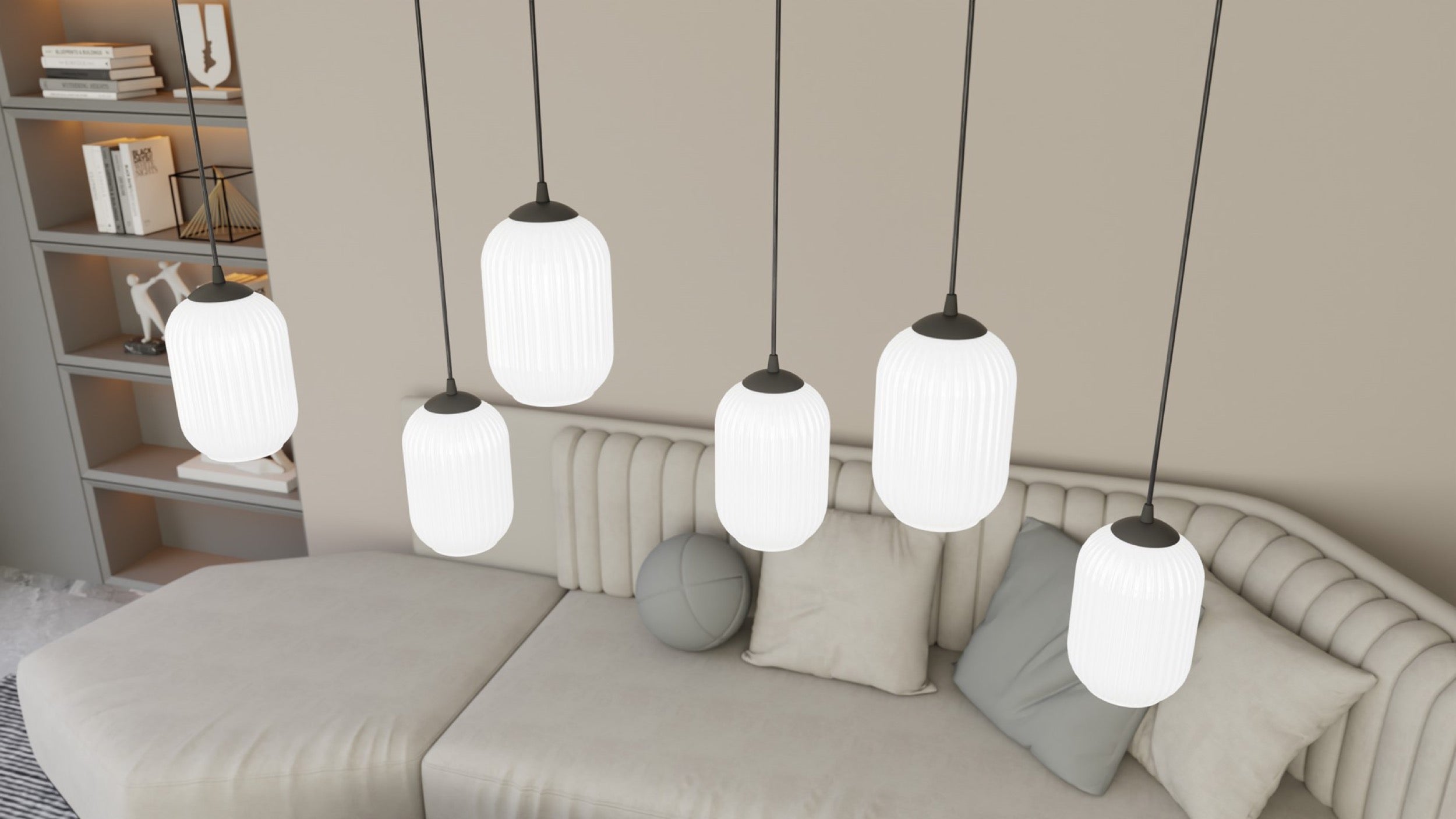Lampa sufitowa Verdi IV x3 czarna