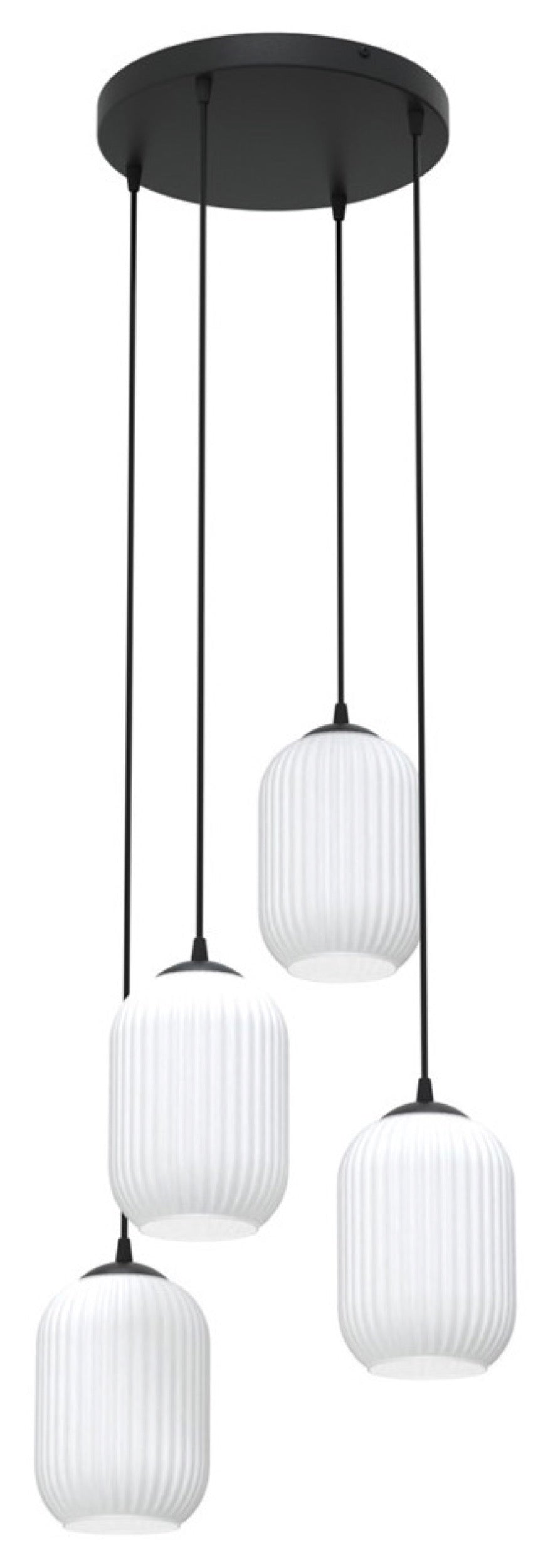 Lampa sufitowa Verdi III x4 czarna