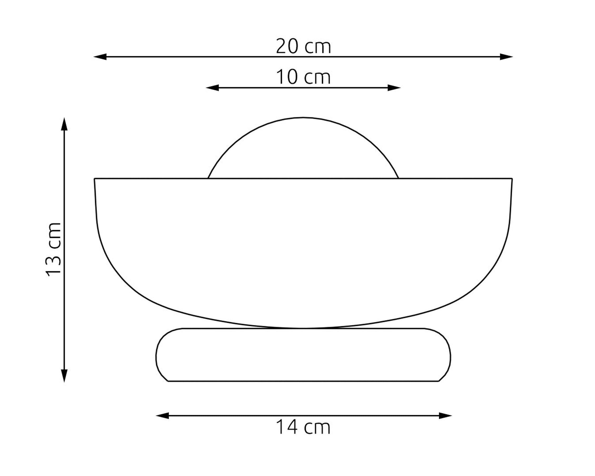 Lampa stołowa Ozzy mokka