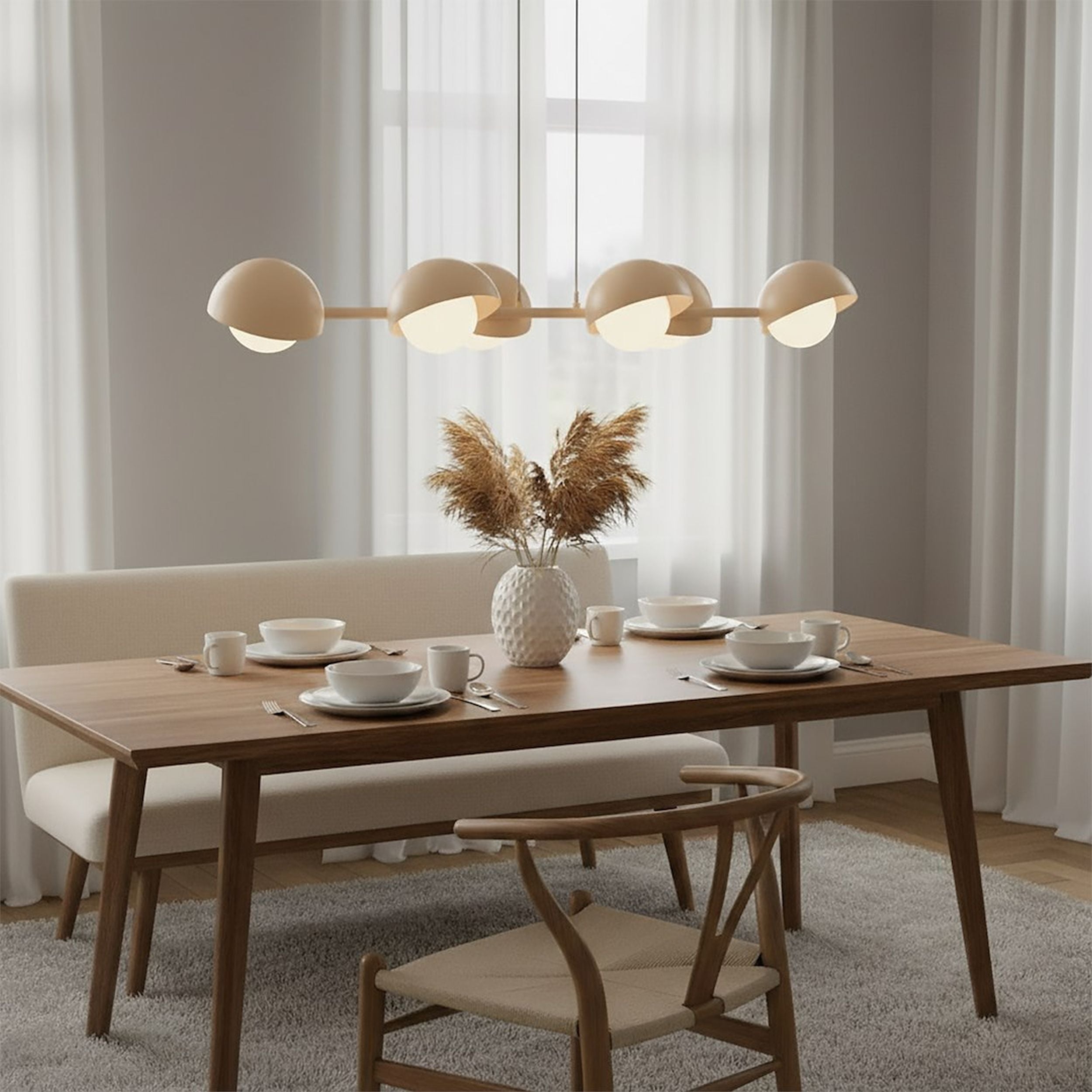 Lampa wisząca Boom x6 mokka