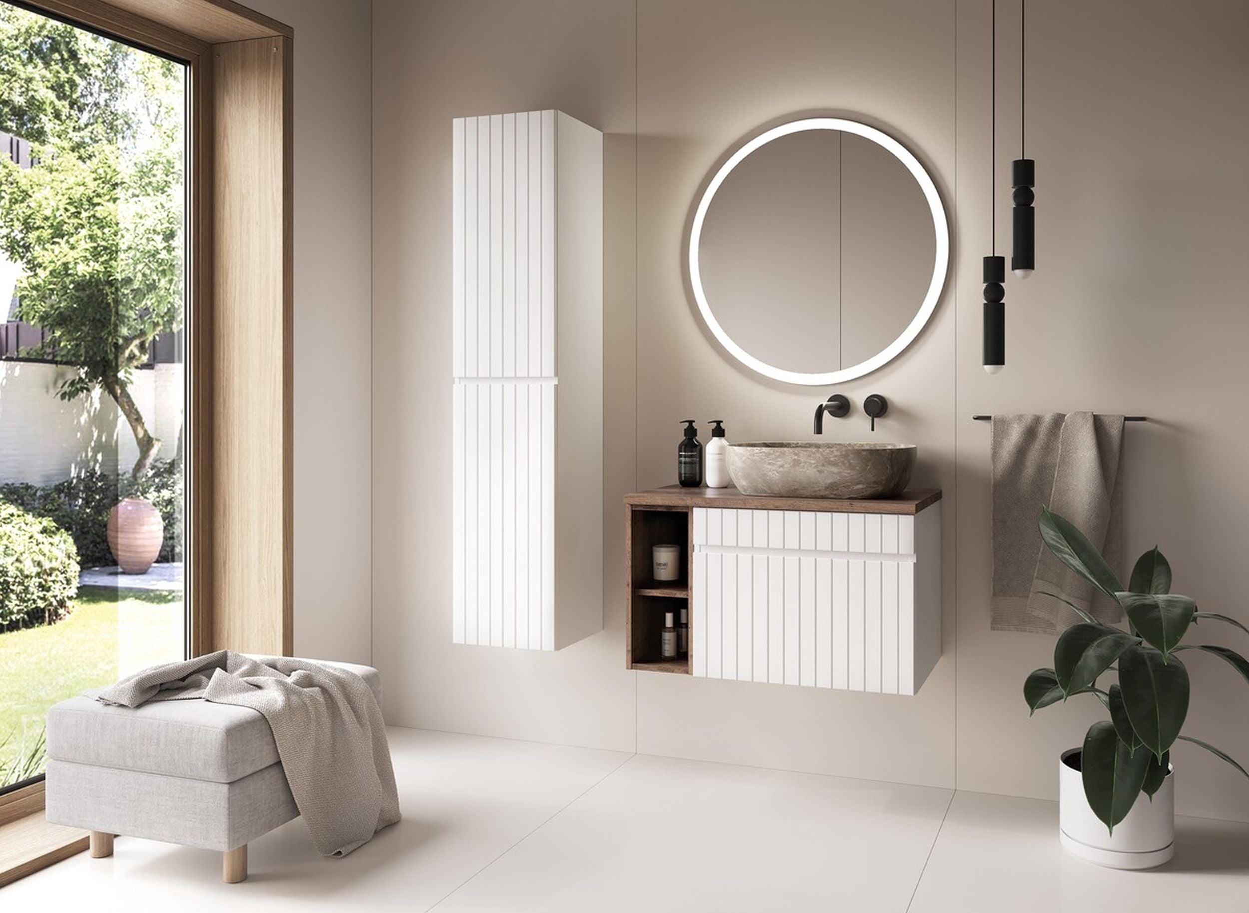 Lustro z oświetleniem LED Venus 60 cm