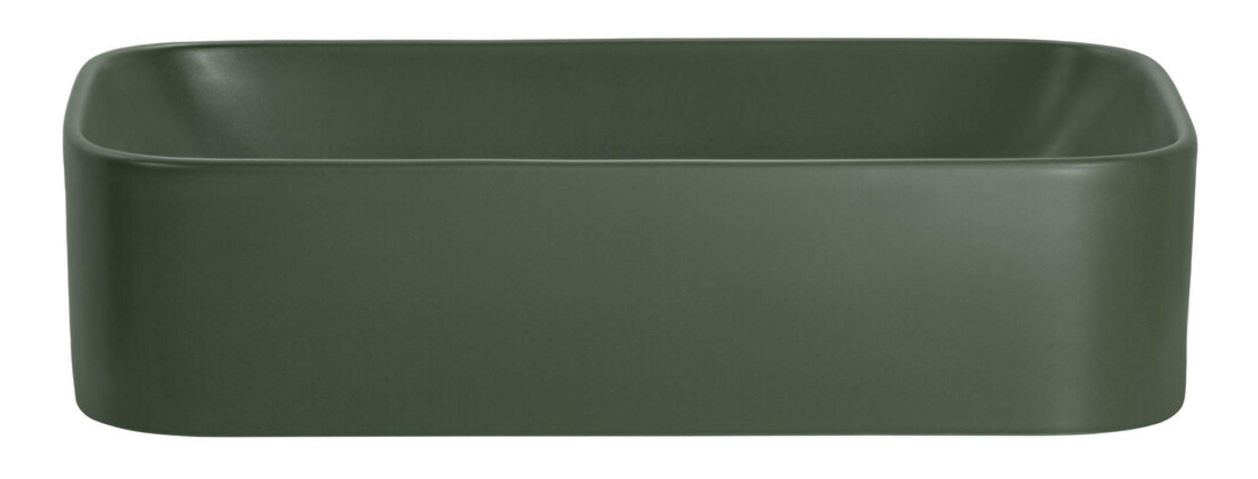 Umywalka nablatowa Kama 61x38 cm zielona