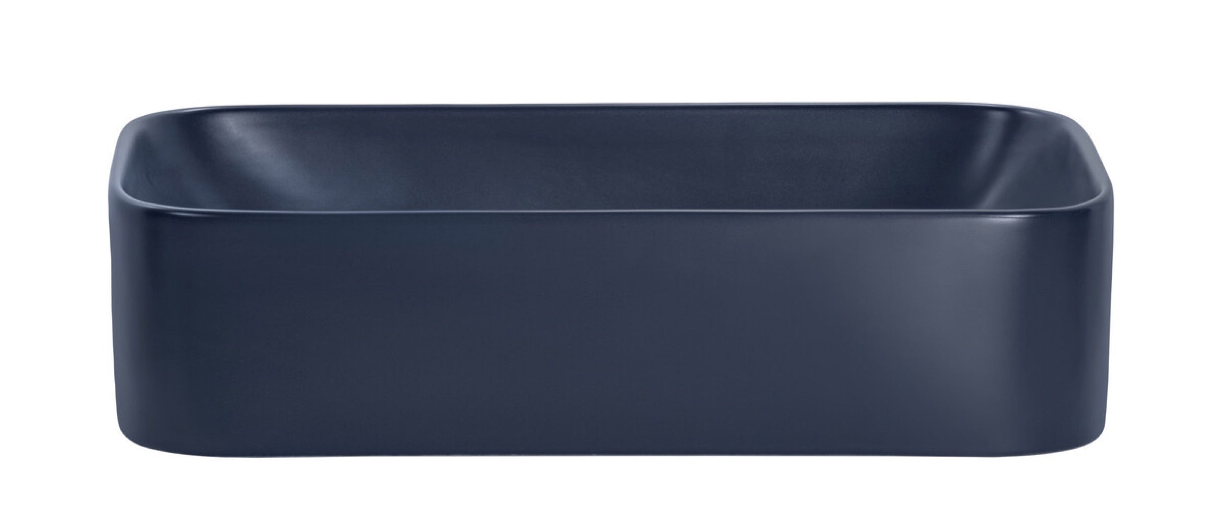 Umywalka nablatowa Kama 61x38 cm granatowa