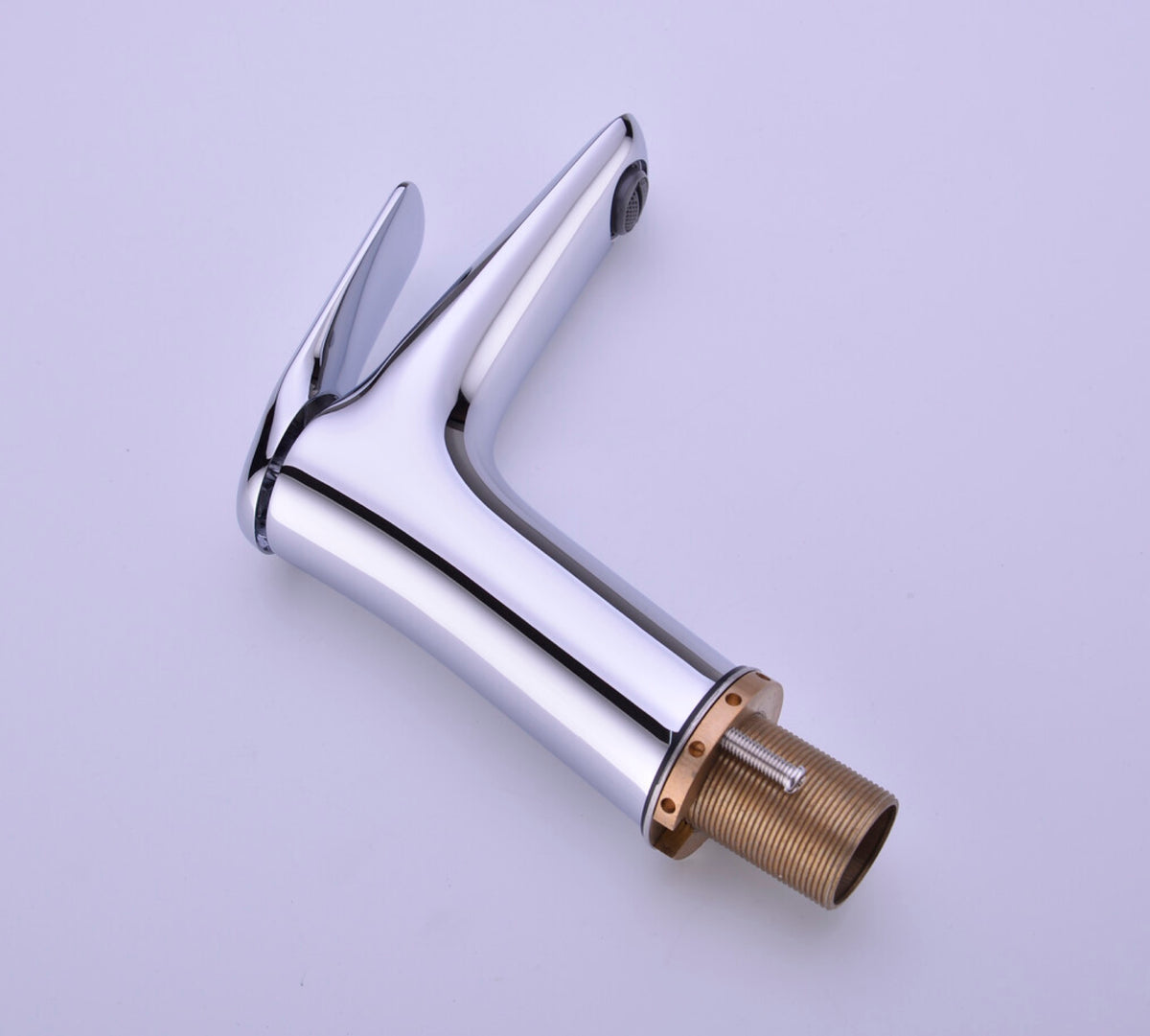 Bateria umywalkowa Niagara 15 cm srebrna - szerokość 4,8 cm