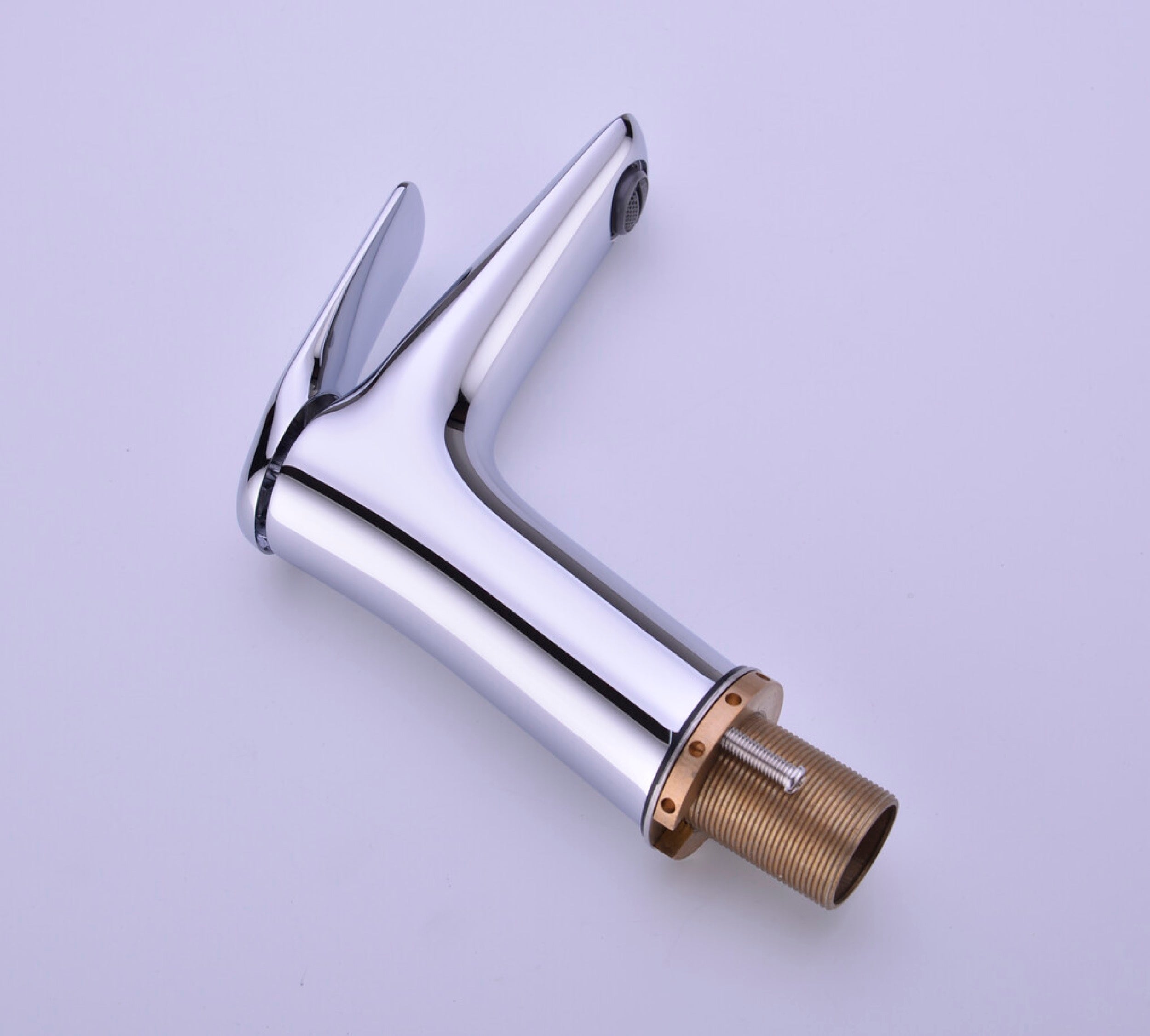 Bateria umywalkowa Niagara 15 cm srebrna - szerokość 4,8 cm