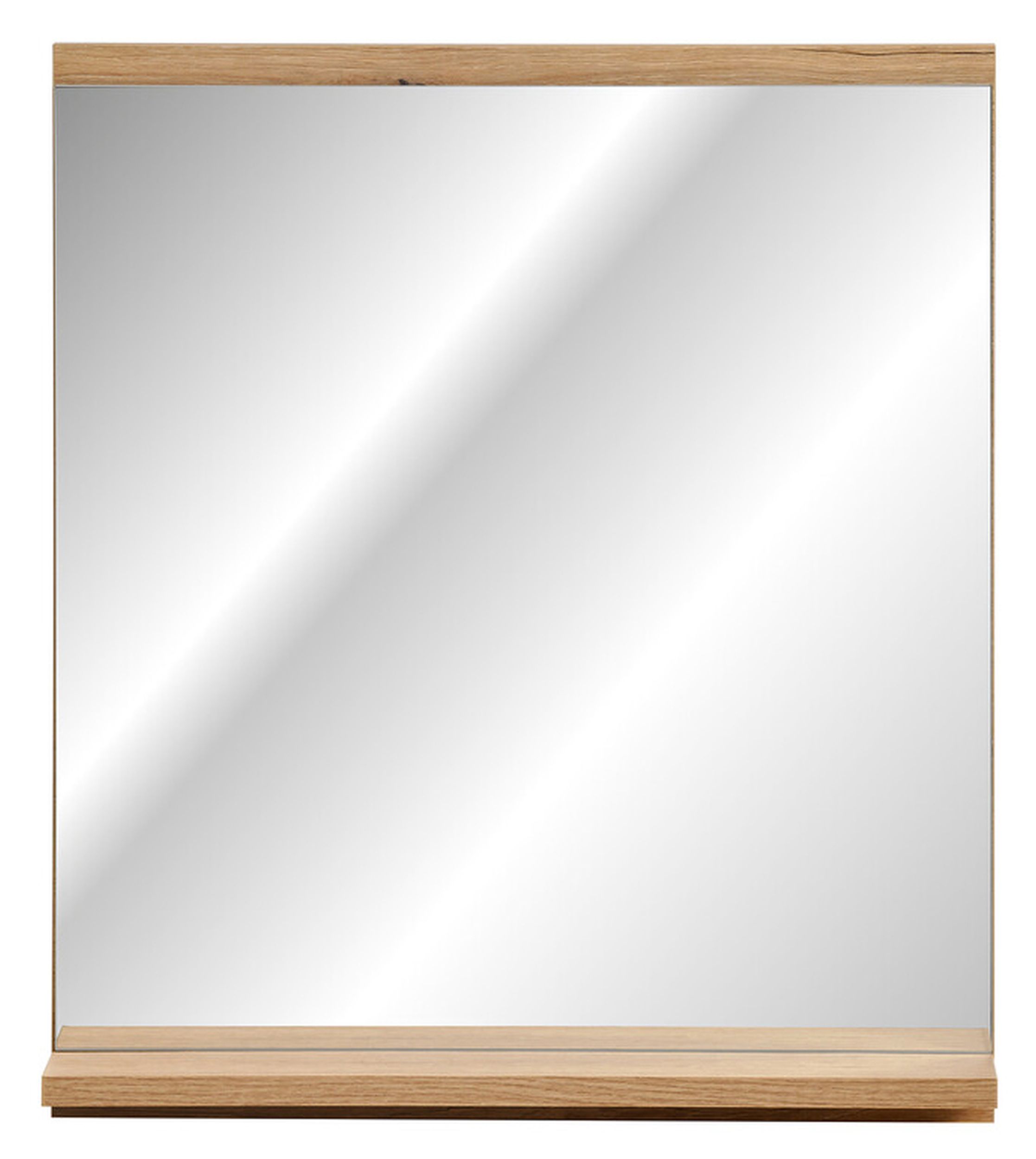 Lustro z półką Novia 50x57 cm dąb evoke