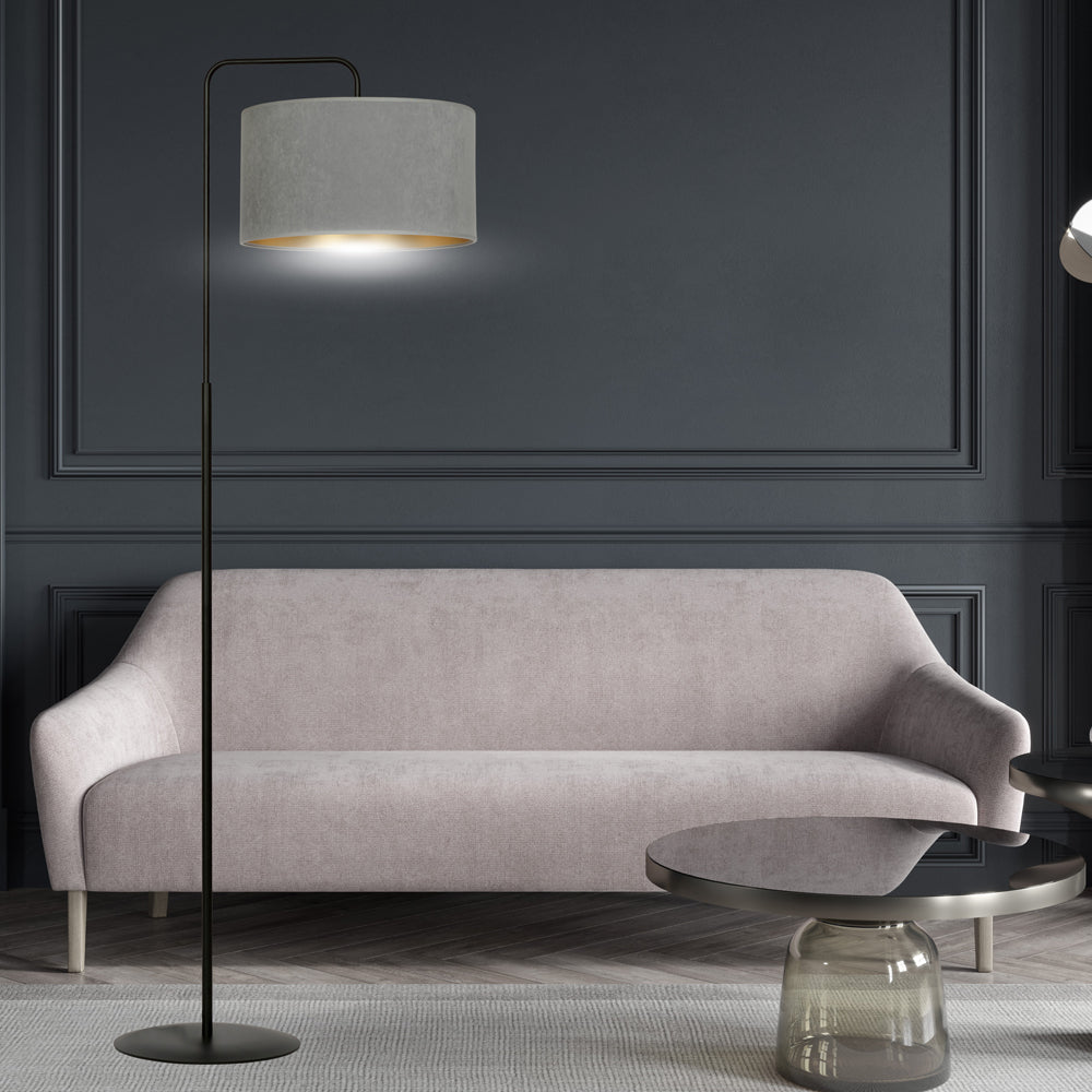 Lampa podłogowa Hellid 150 cm szara