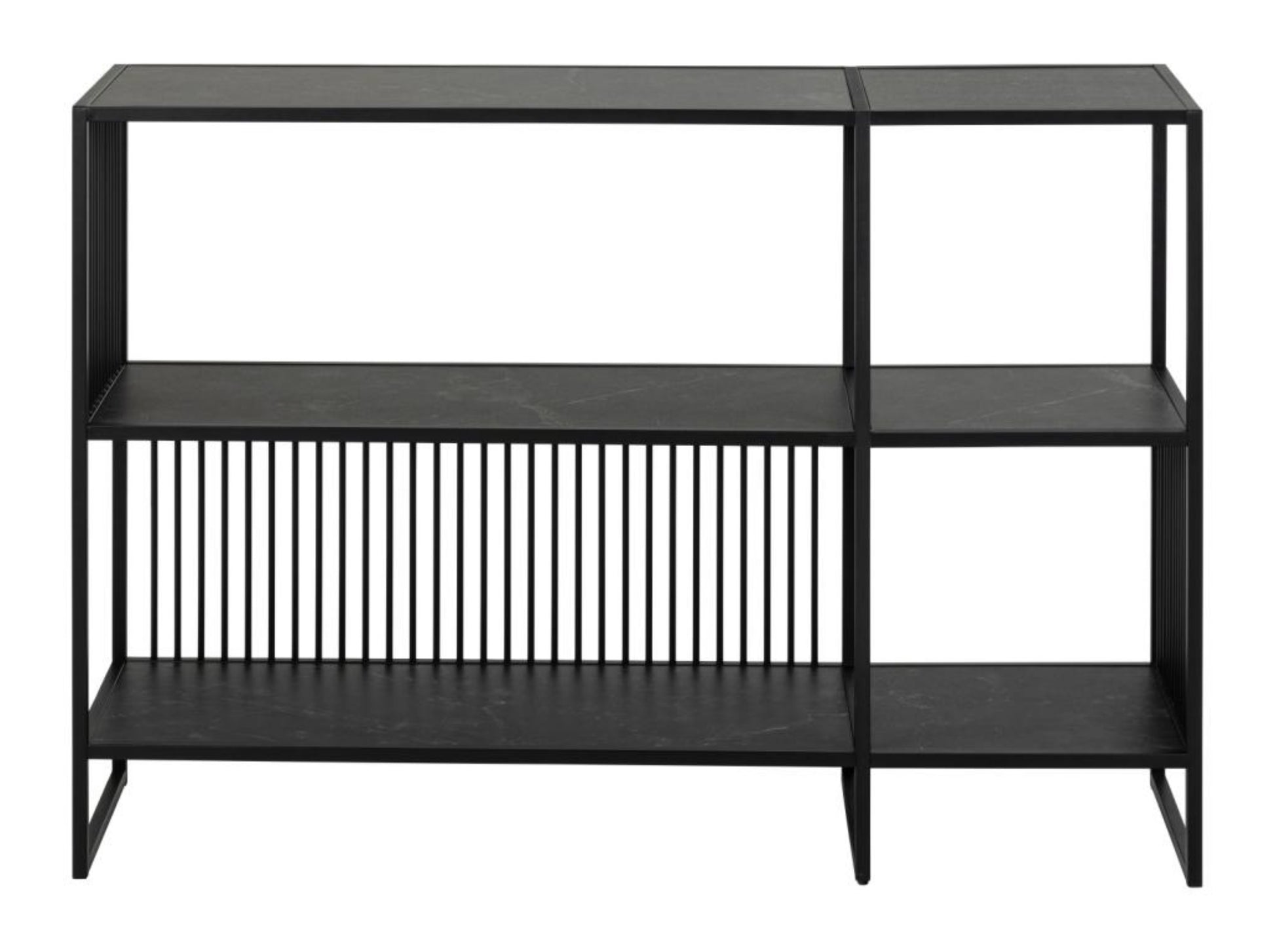 Regał niski Velook metalowy 83 cm - szerokość 120 cm
