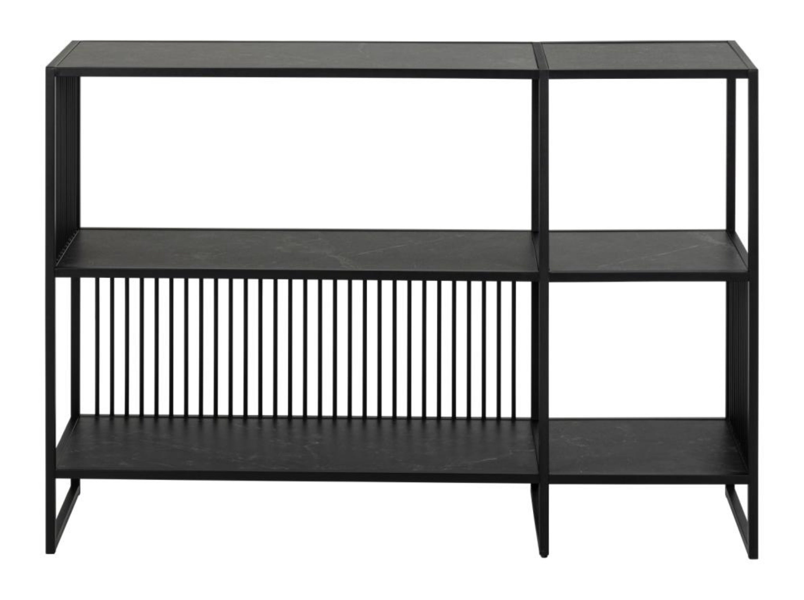 Regał niski Velook metalowy 83 cm - szerokość 120 cm