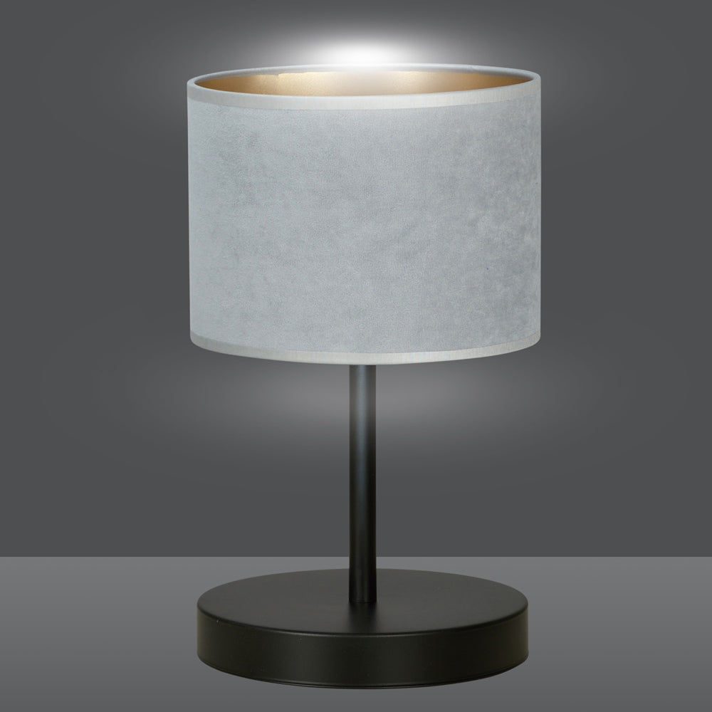 Lampka nocna Hellid średnica 18 cm szara