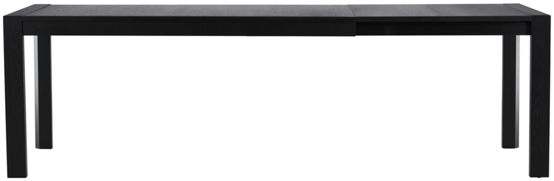Stół do jadalni drewniany rozkładany Slider 170-250x95 cm dąb czarny - drewno dębowe