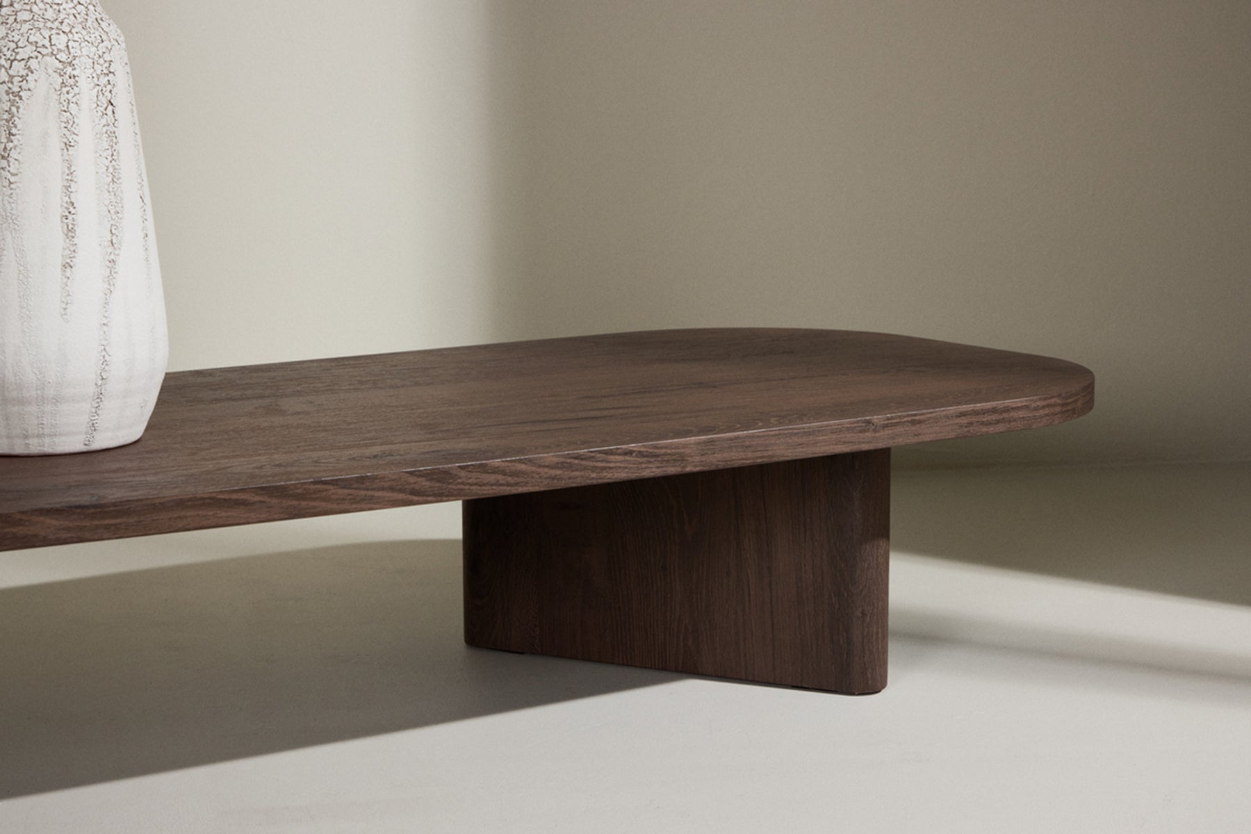 Stolik kawowy Ritony 180x55 cm mokka - materiał płyta meblowa