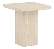 Stolik kawowy Qvart kwadratowy 50 cm trawertyn