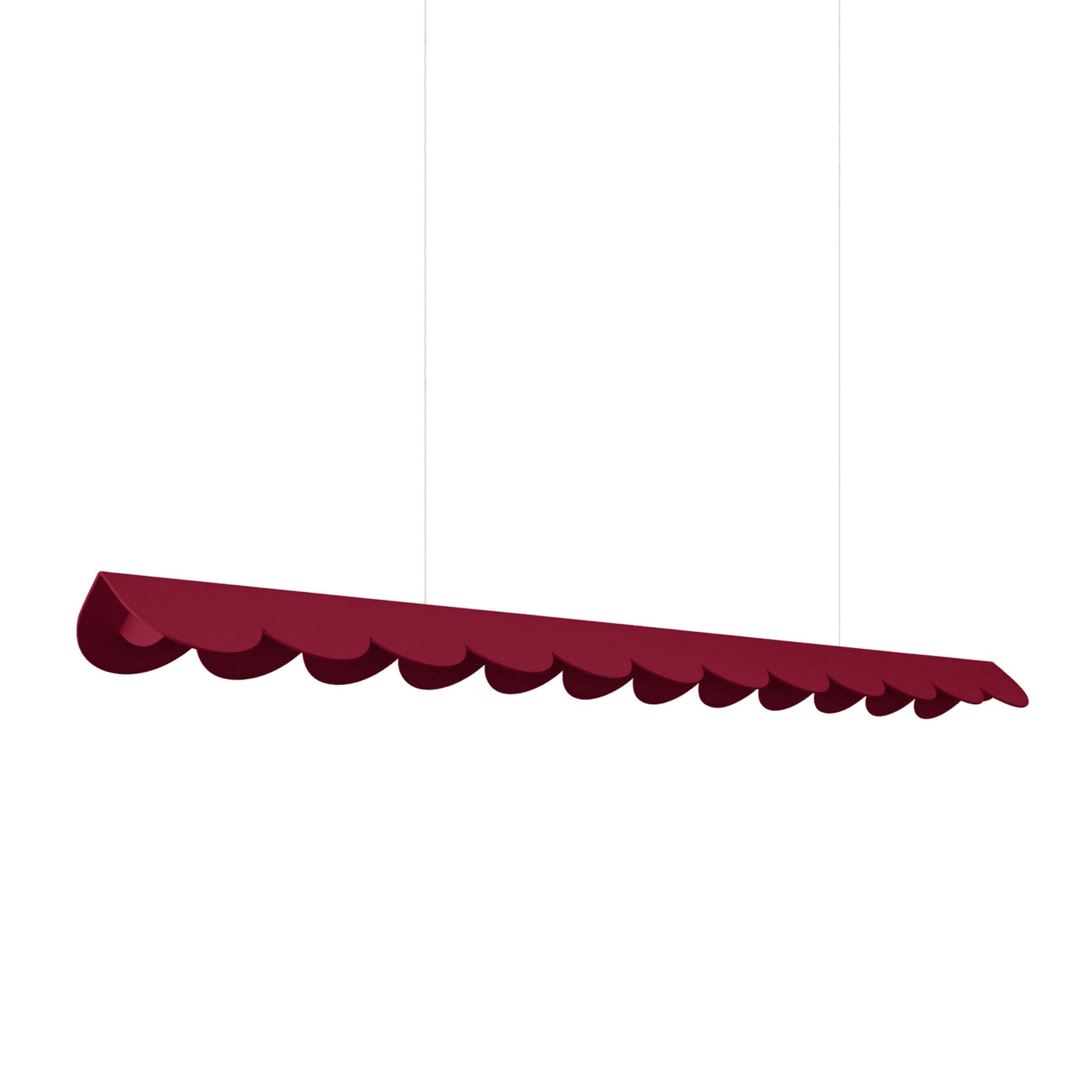 Lampa wisząca Biscuit burgund LED barwa neutralna