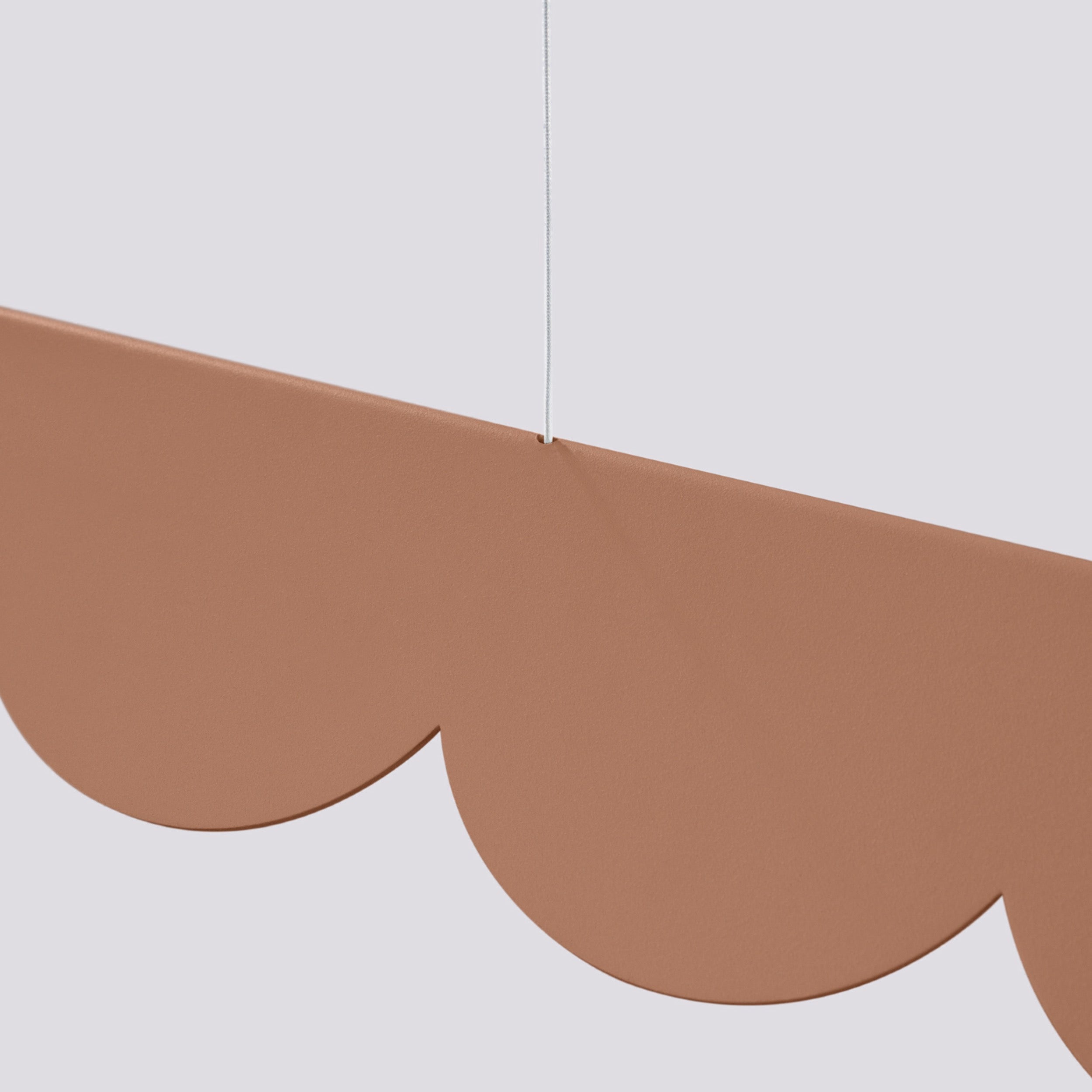 Lampa wisząca Biscuit mocca LED barwa neutralna