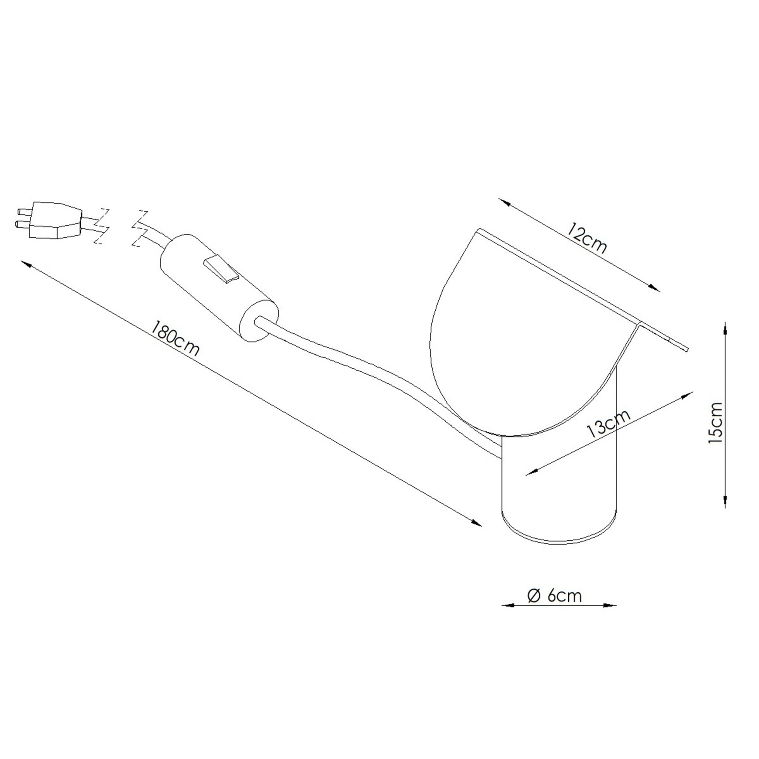 Lampa stołowa Biscuit LED ochra czerwona