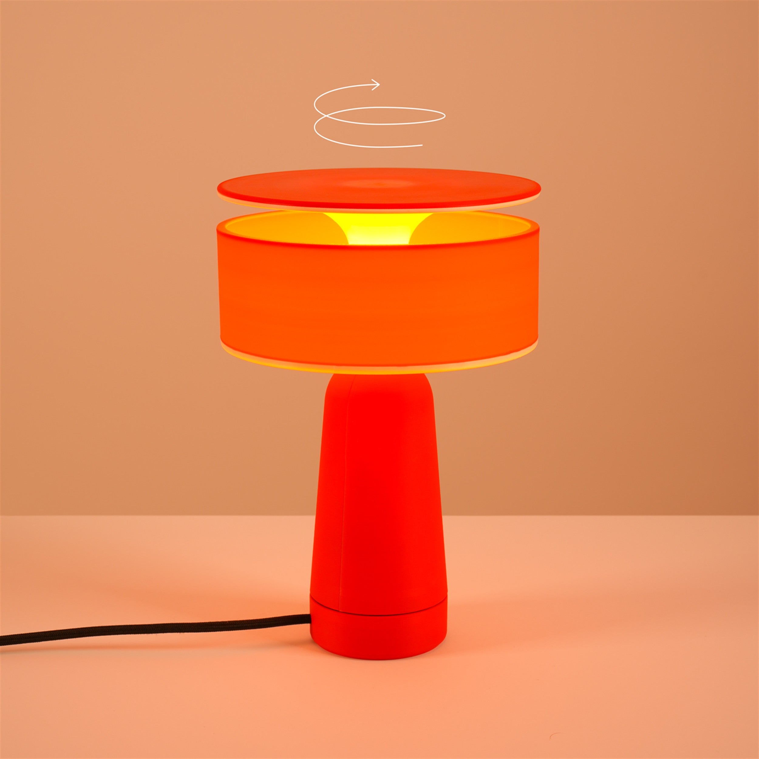 Lampa stołowa Axo czerwona