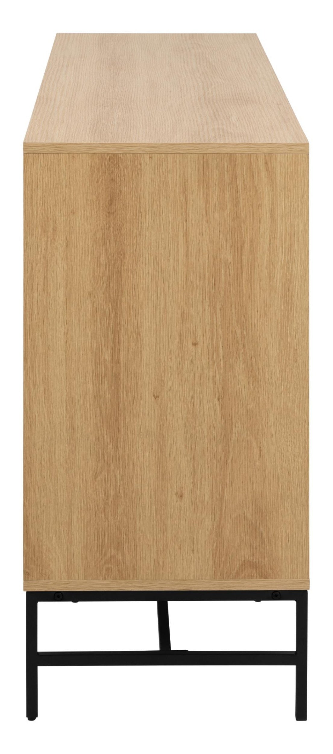 Komoda Pously z sześcioma szufladami dąb lamele - wysokość 80,4 cm