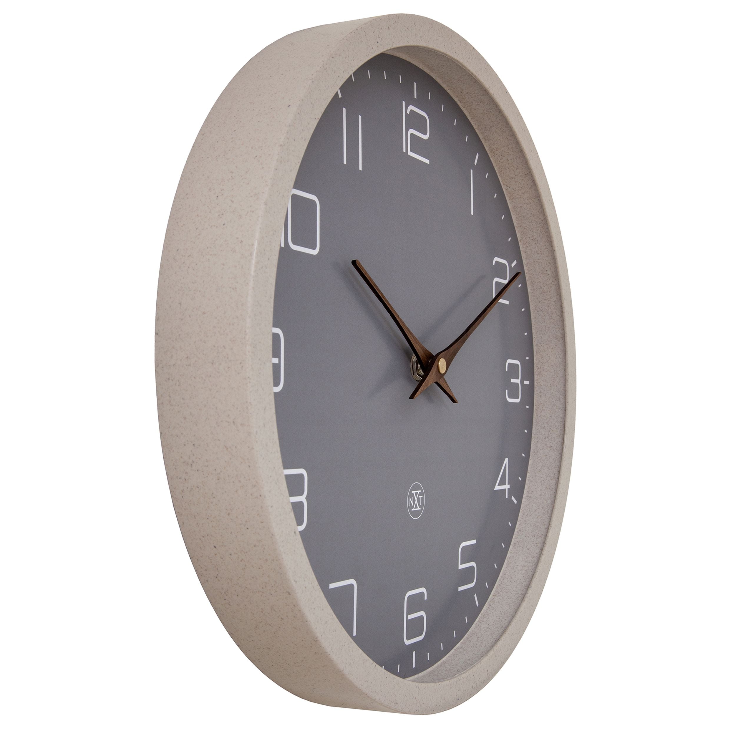 Zegar ścienny Eco 30 cm beżowy