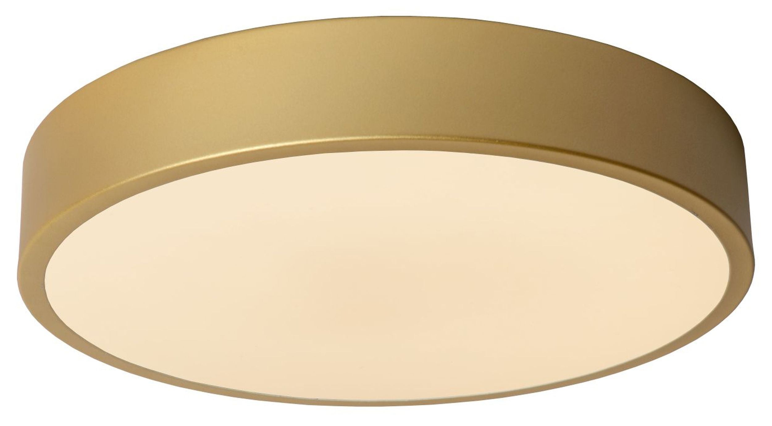 Plafon Unar LED 30 cm biało-złoty