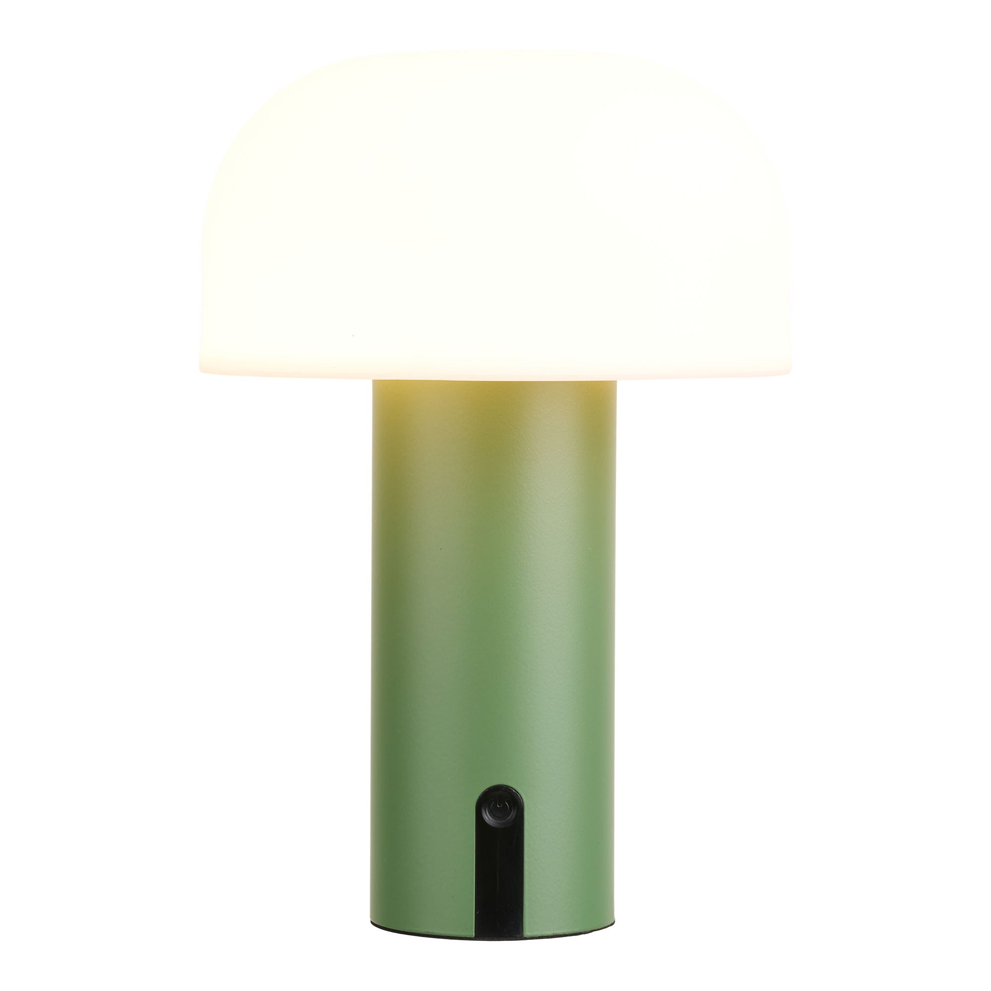 Lampa stołowa Soham LED akumulatorowa biało-zielona