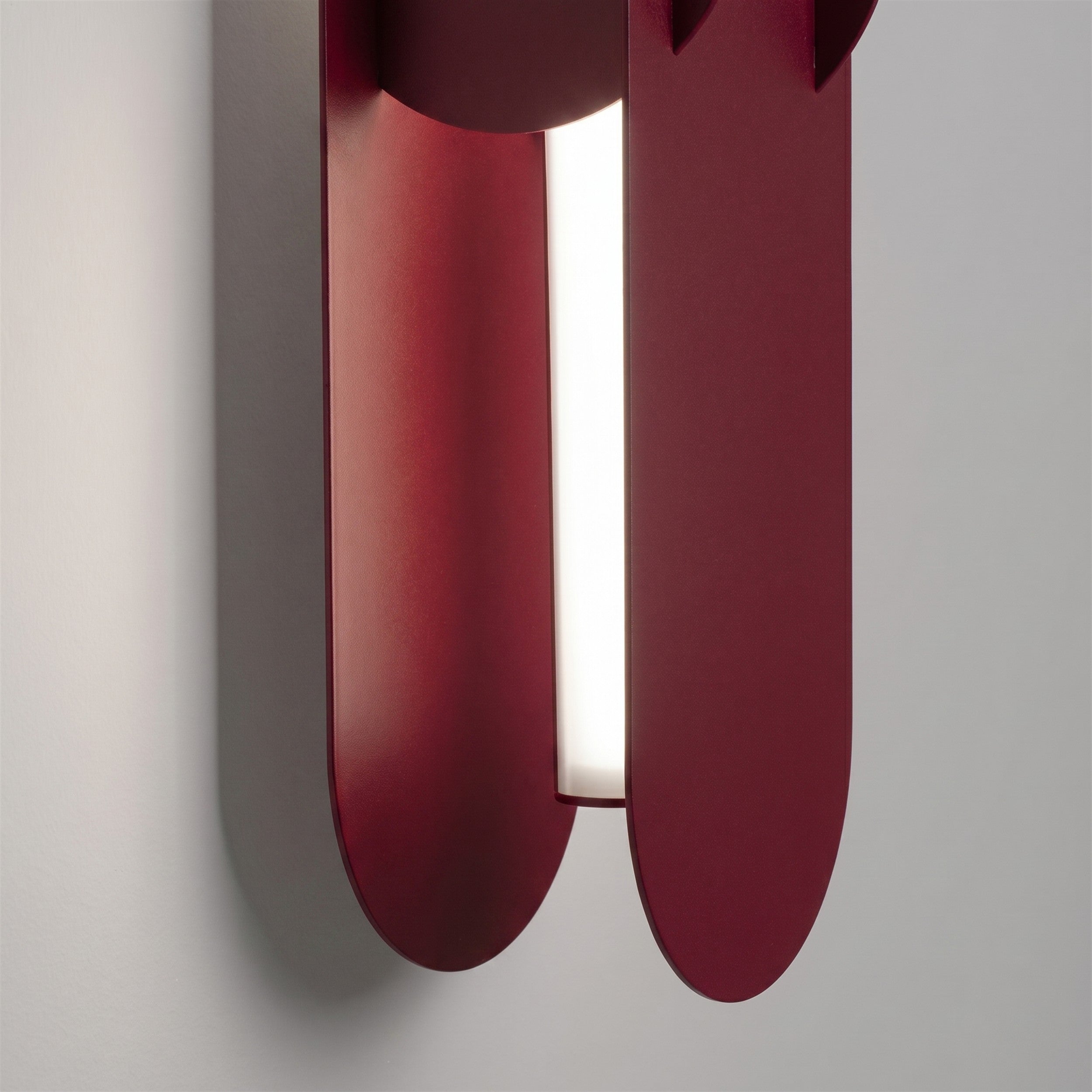 Kinkiet Chain 91 cm LED burgund