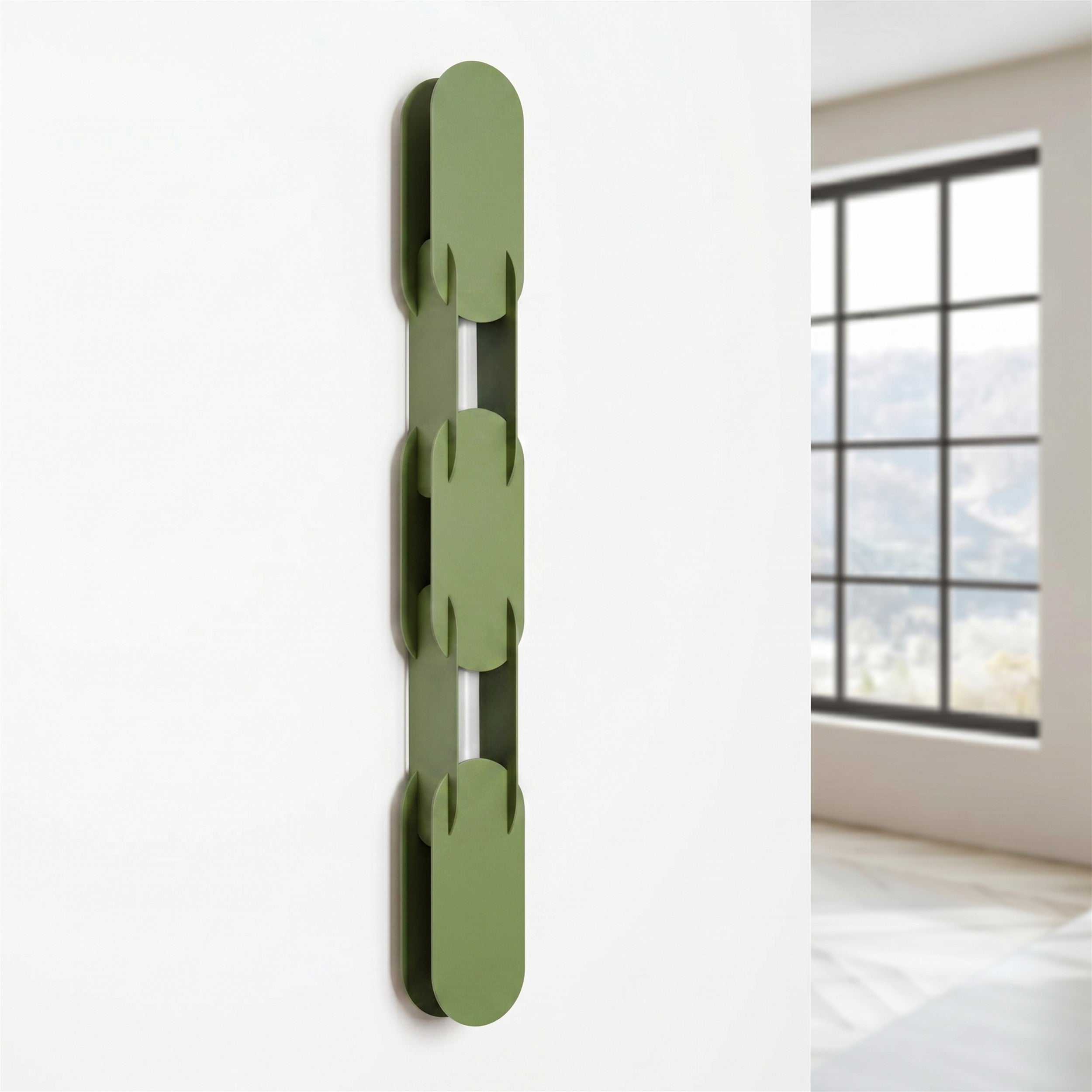 Kinkiet Chain 91 cm LED zielony oliwkowy