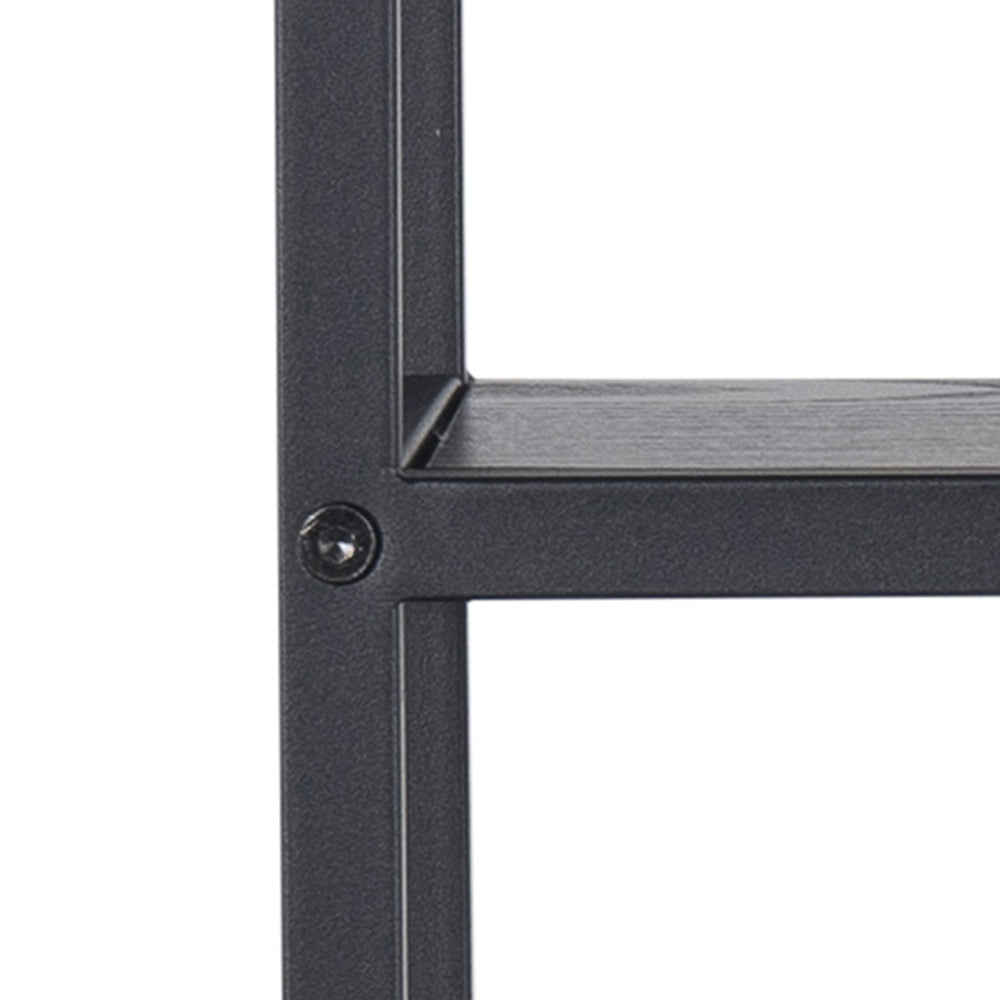 Półka wisząca Seaford 77 cm popiel - materiał metal