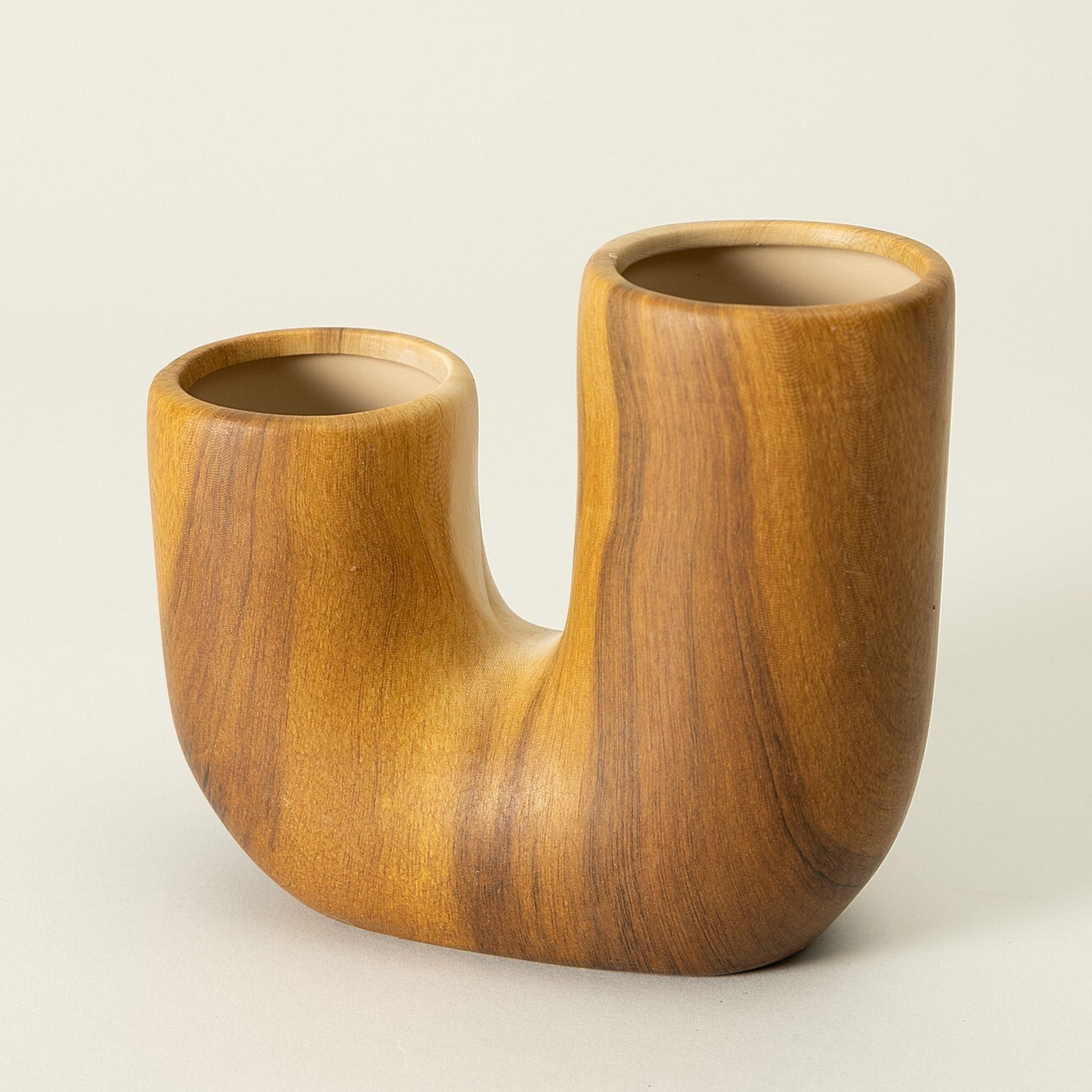 Wazon Wilhelmy 17x15 cm brązowy
