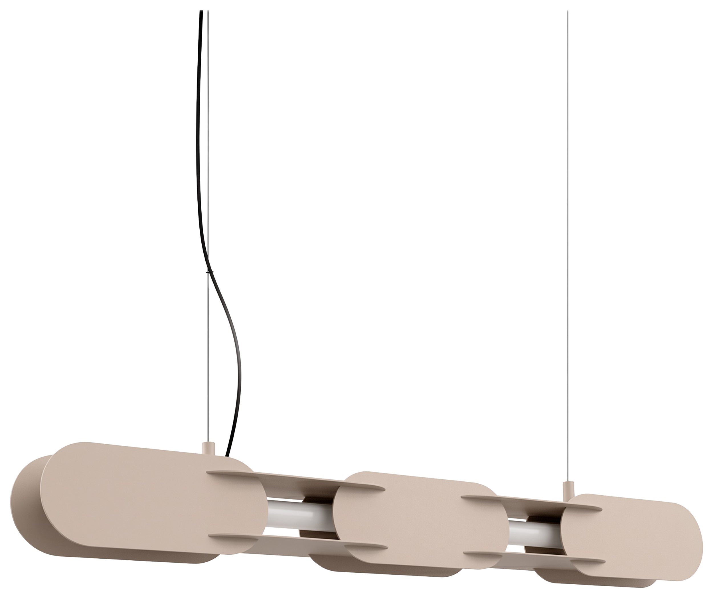 Lampa wisząca Chain 91 cm LED taupe