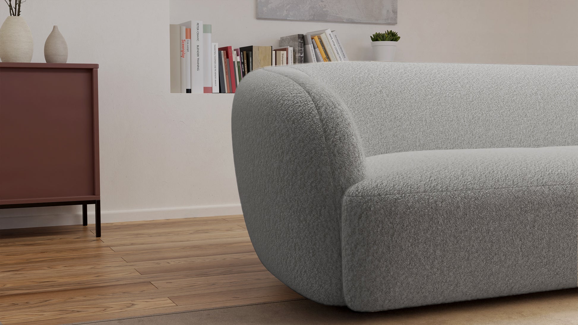 Sofa Sabanitas - tapicerka boucle