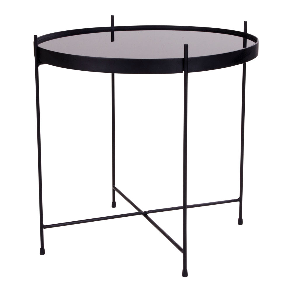 Stolik kawowy Marcolino średnica 48 cm czarny
