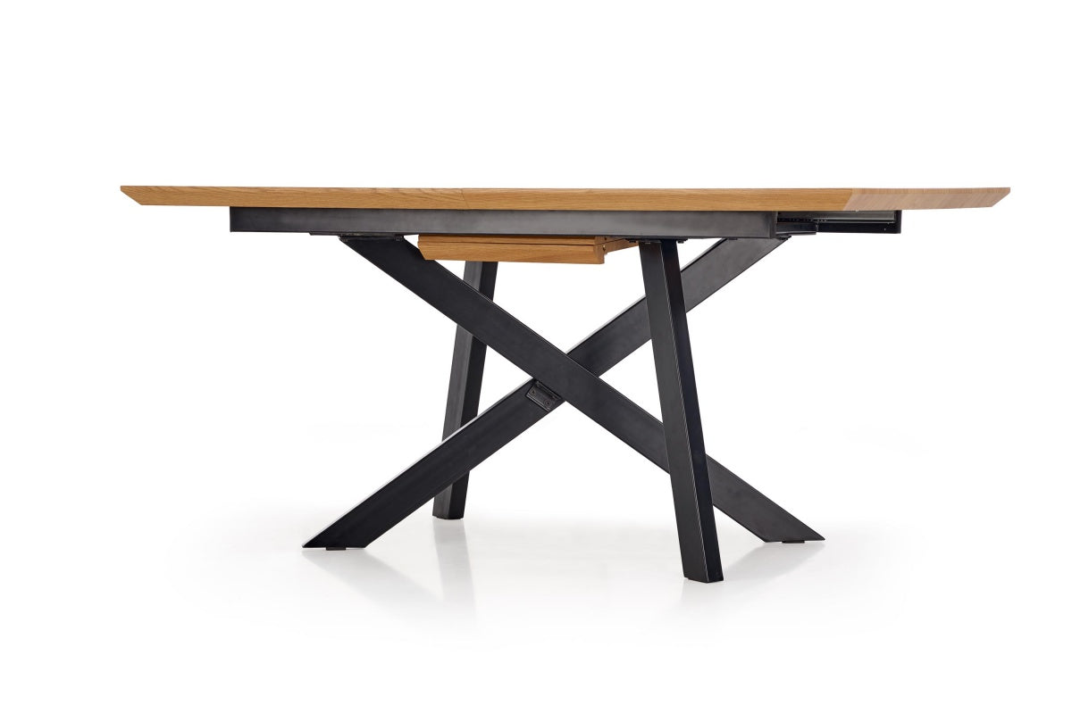 Stół rozkładany Balse 160-200x90 cm - styl industrialny