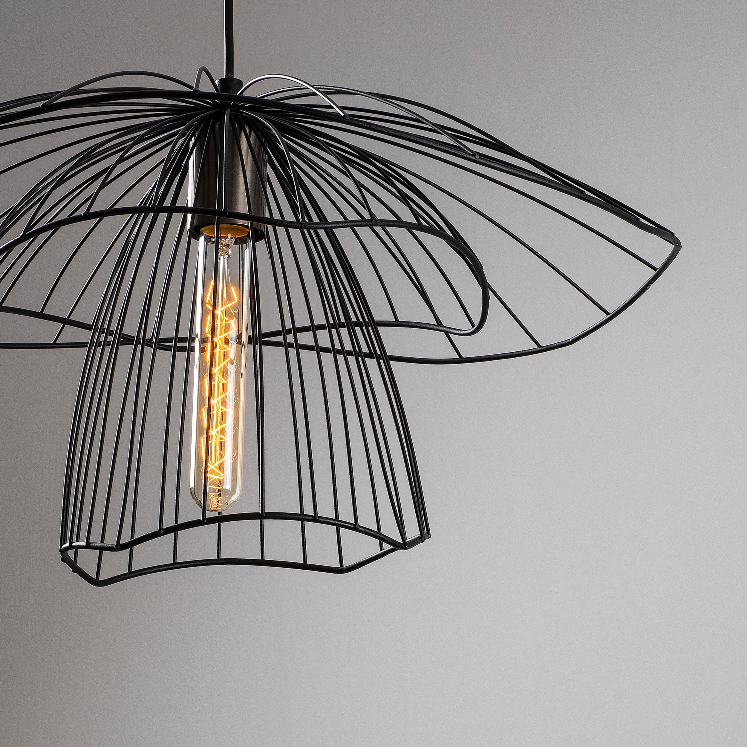 Lampa wisząca Solanum 52 cm czarna