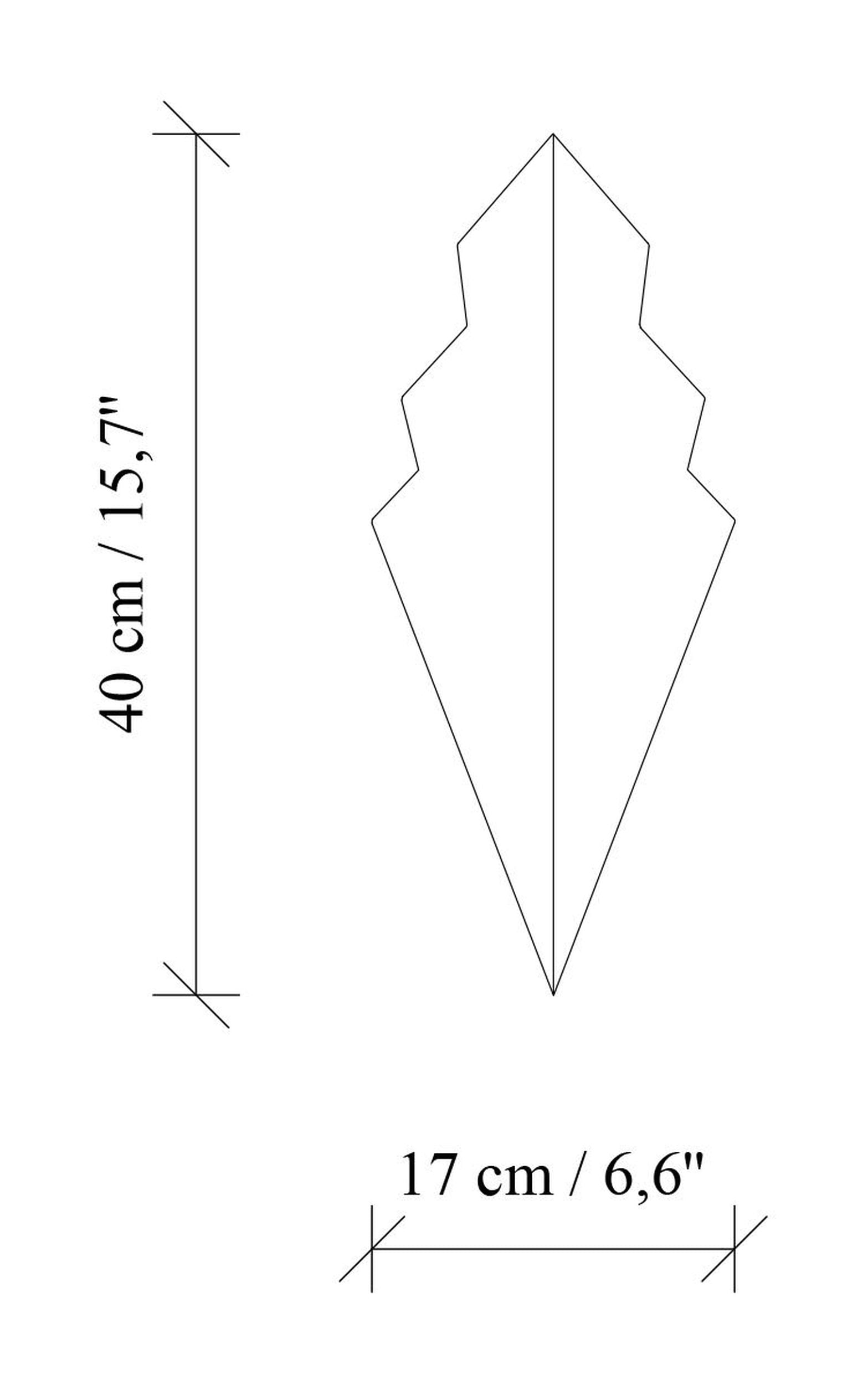 Kinkiet Arrow metalowy biały