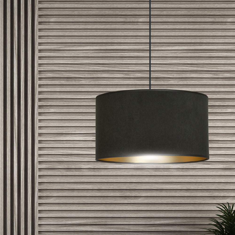 Lampa wisząca Hellid średnica 35 cm czarna