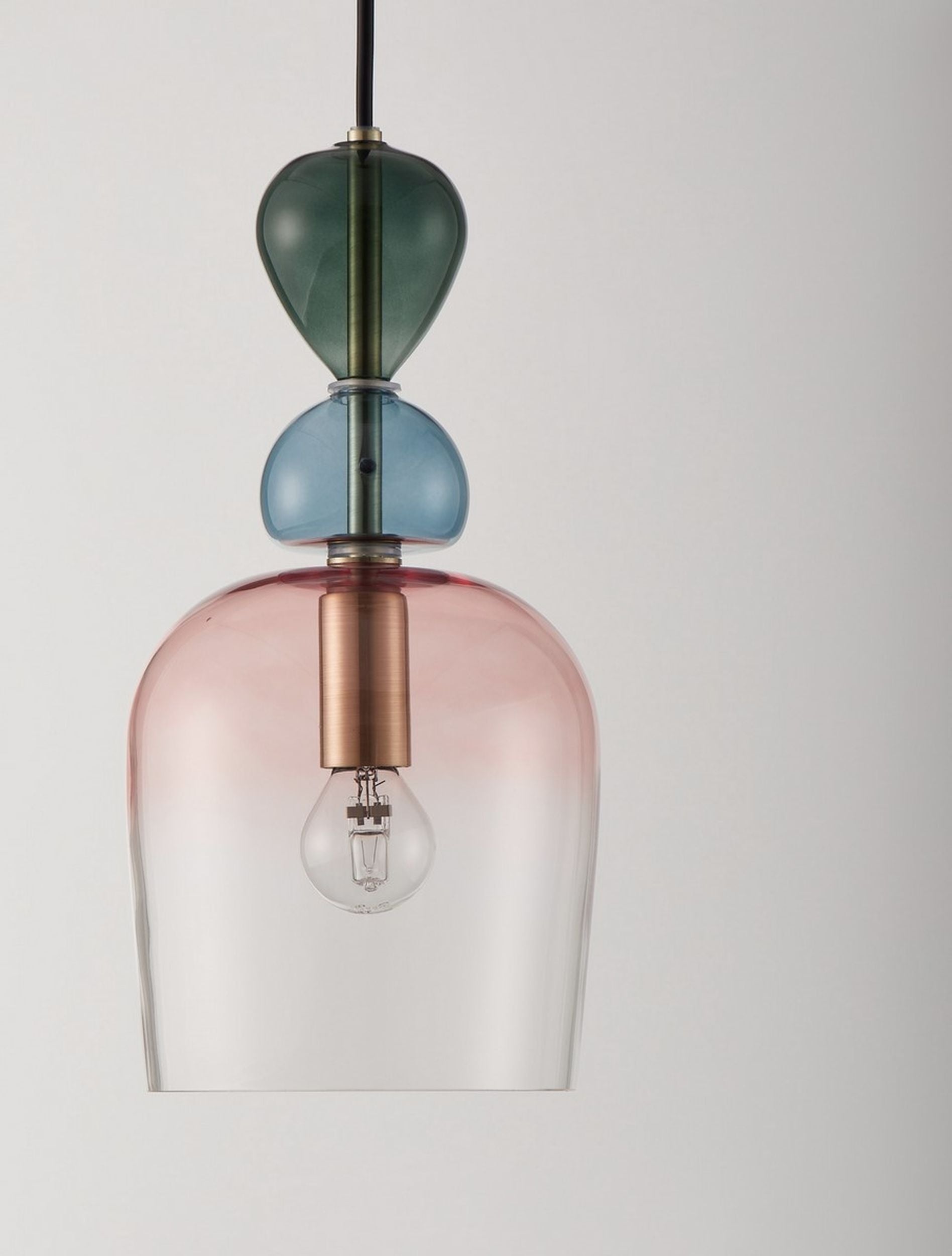 Lampa wisząca Nouvede 16 cm wielokolorowa